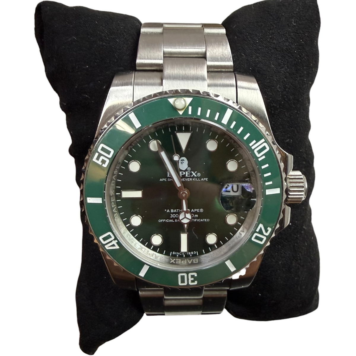 Bape Type 1 Bapex Watch Green