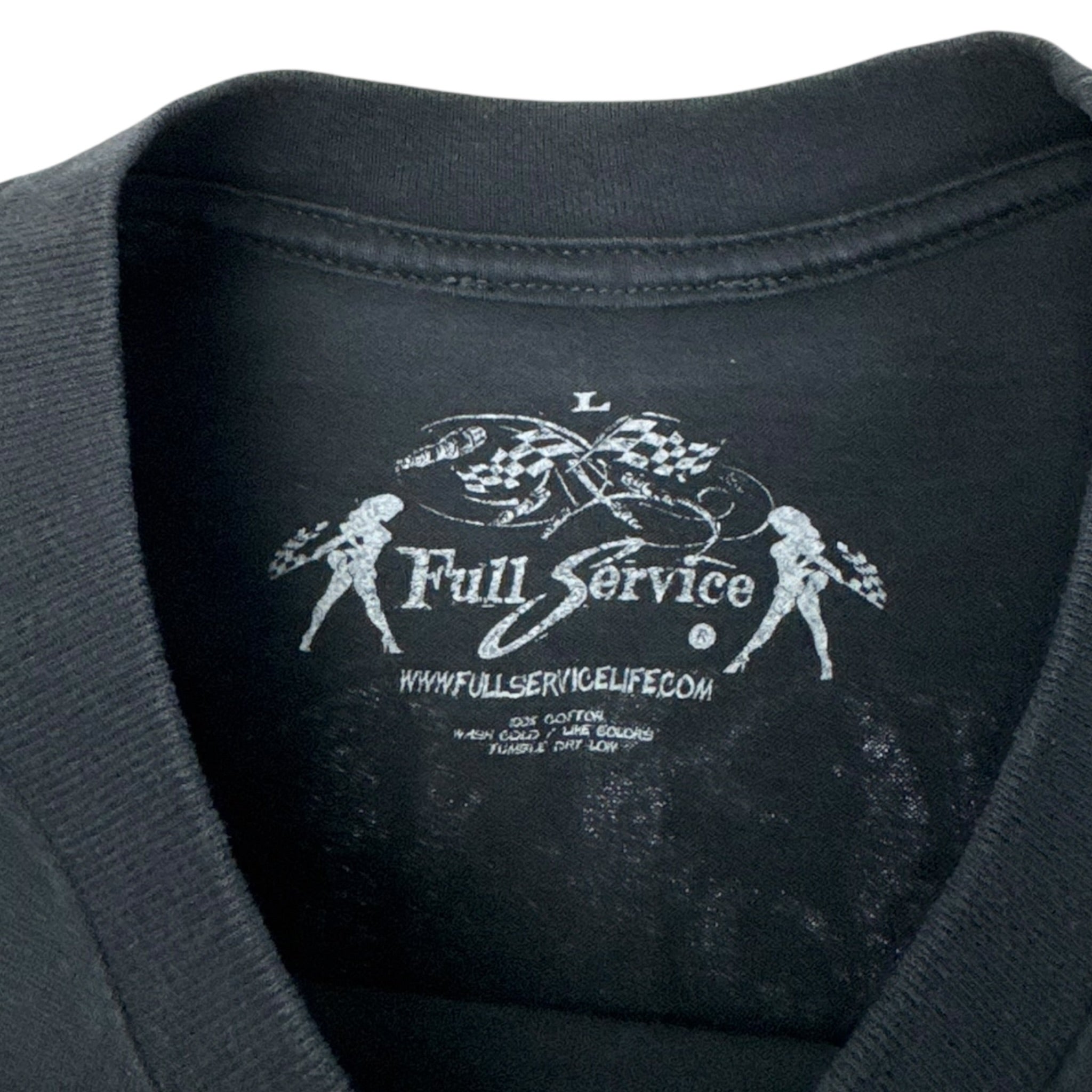 Vintage Y2K Full Service ‘Laughlin’ Pin Up Girl T-Shirt