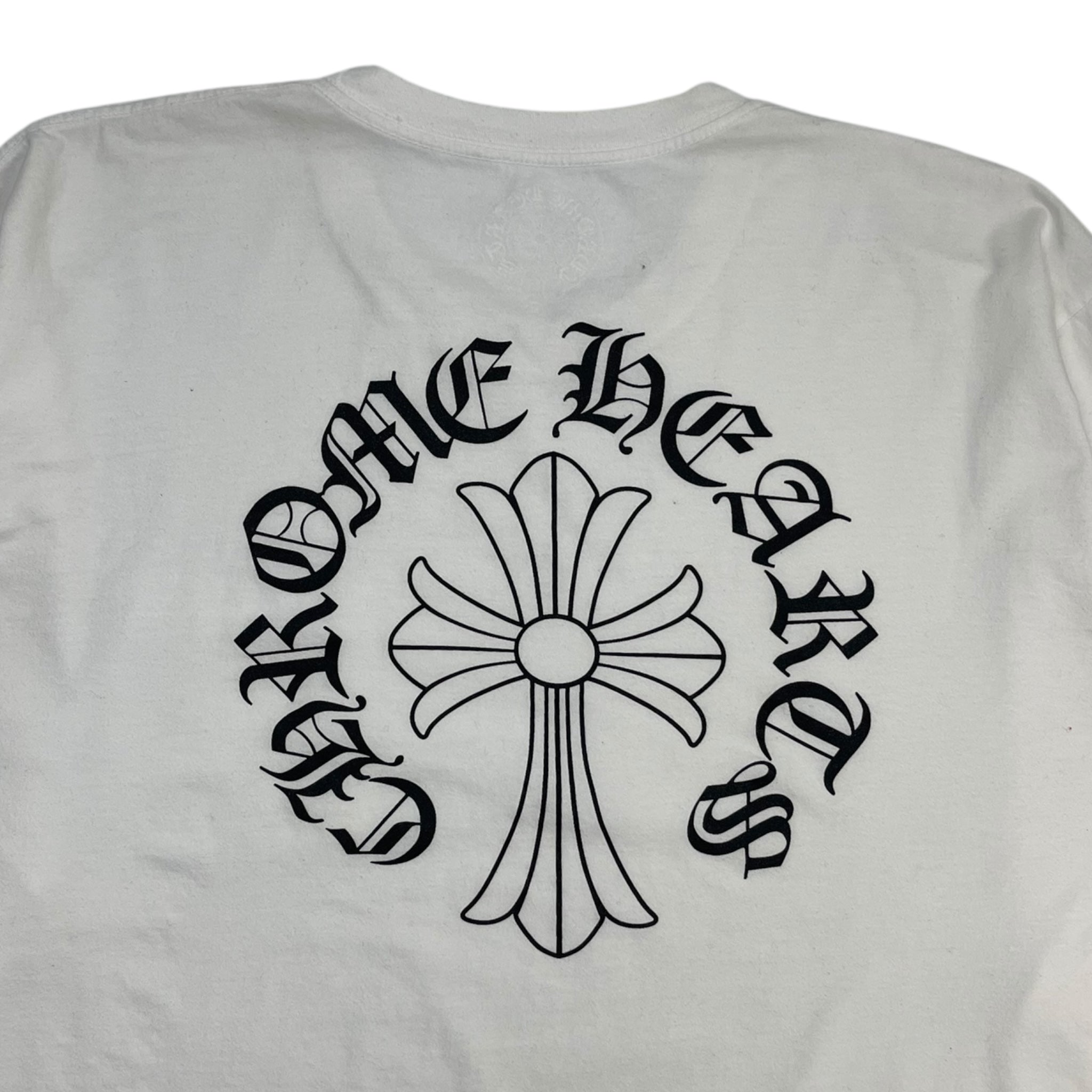 Chrome Hearts Pocket Cross Logo Longsleeve Shirt White