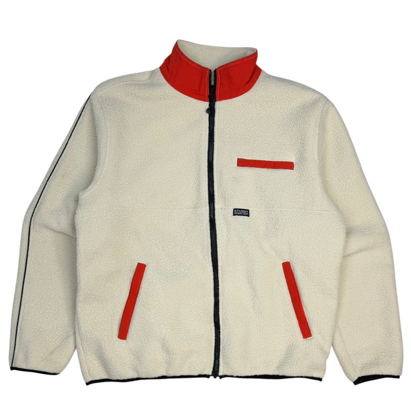 Stussy Nylon Mock Neck Fleece Cream