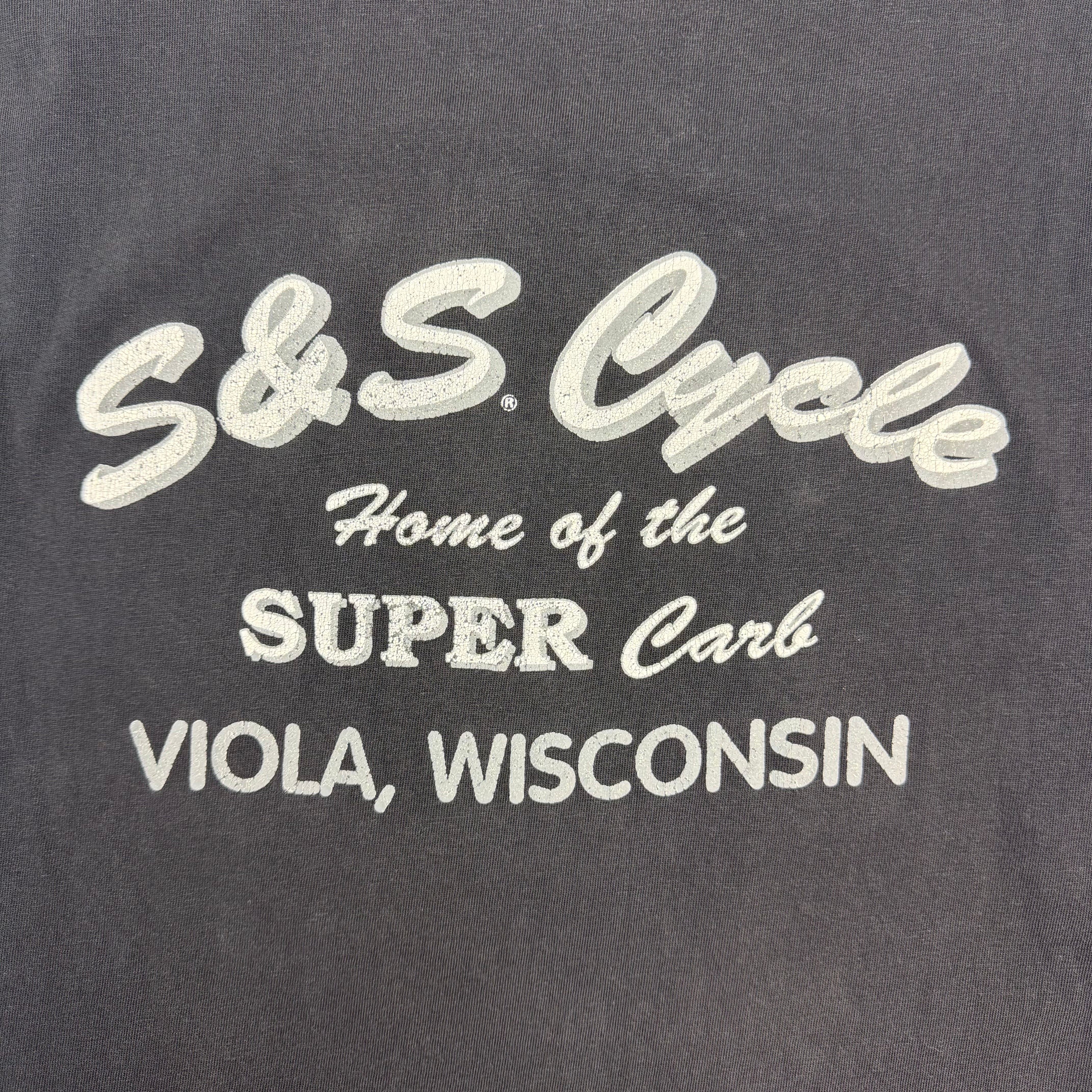 Vintage S&S Super “Shorty” Cutoff Tee Black