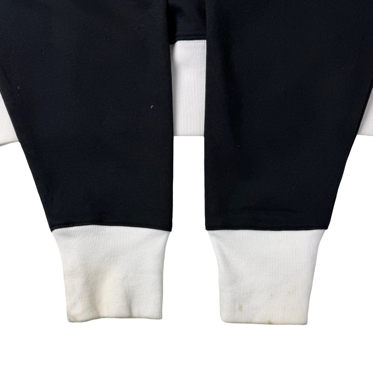 Welldone Sequin Logo Crewneck Black White
