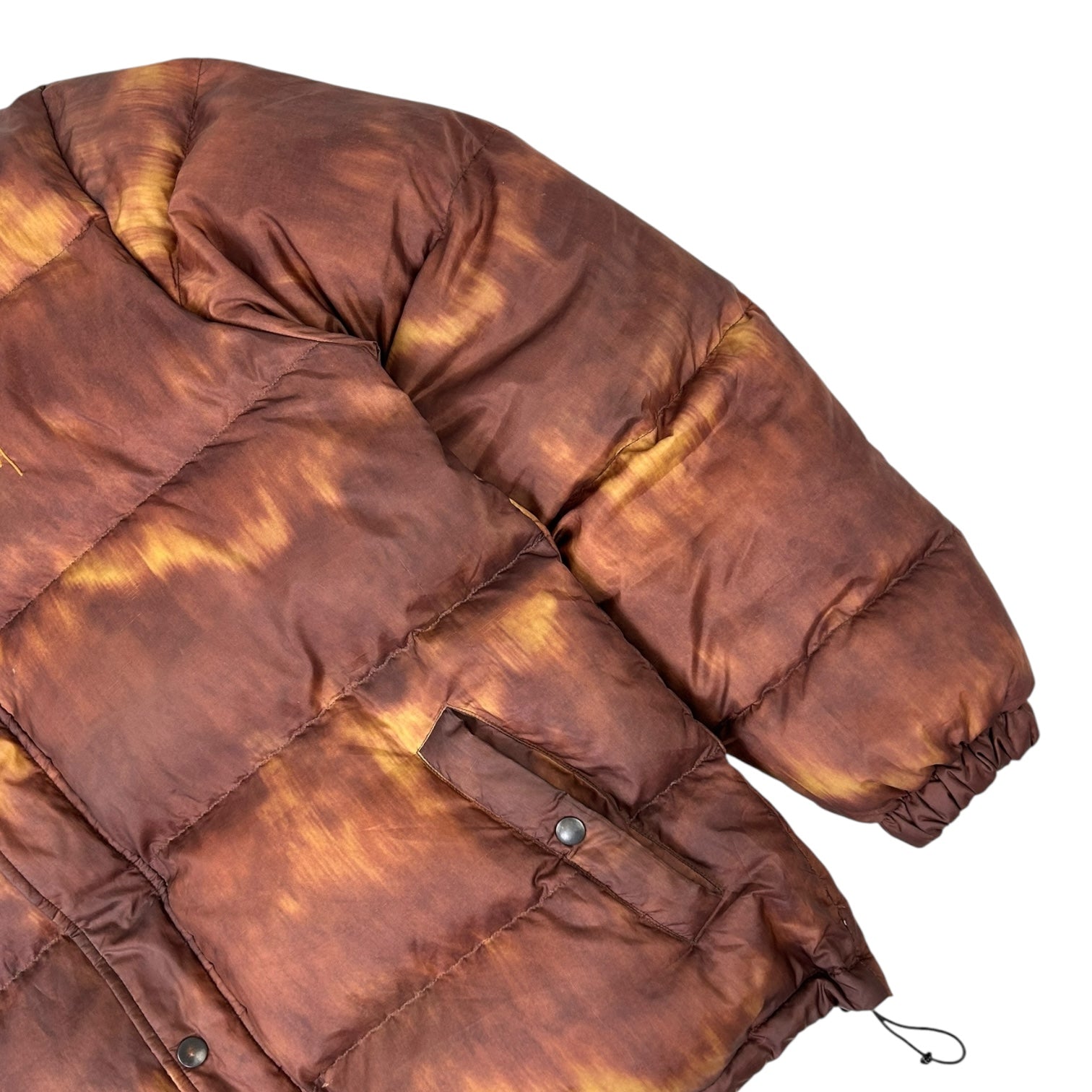 Stussy Aurora Puffer Jacket Brown