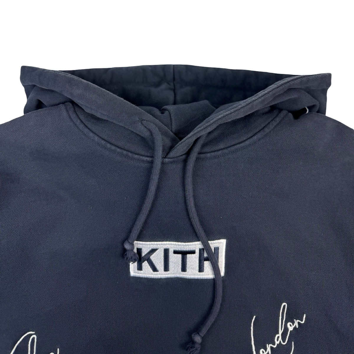 Kith City Script Hoodie Dark Navy