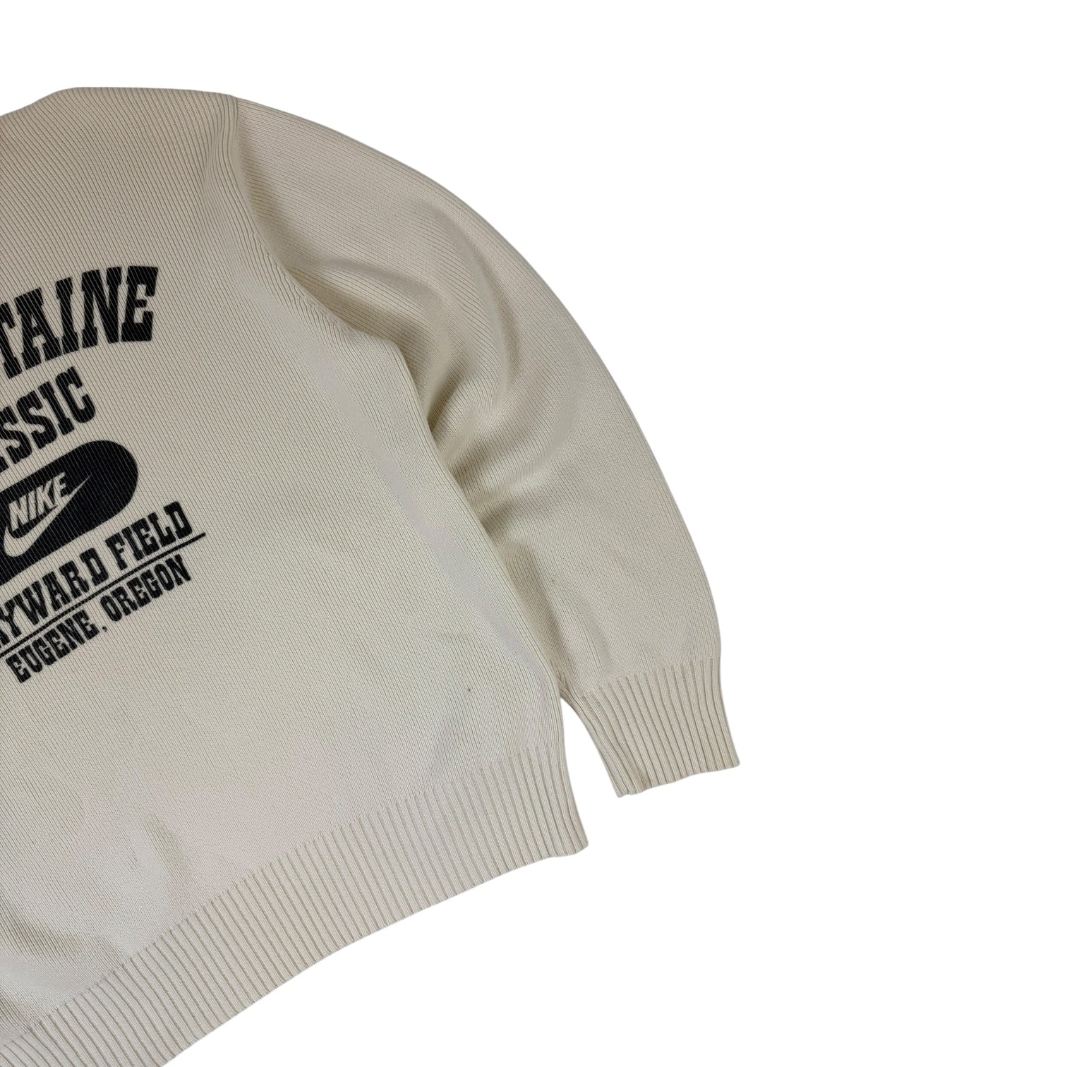 Vintage Nike Prefontaine Classic Knit Crewneck White
