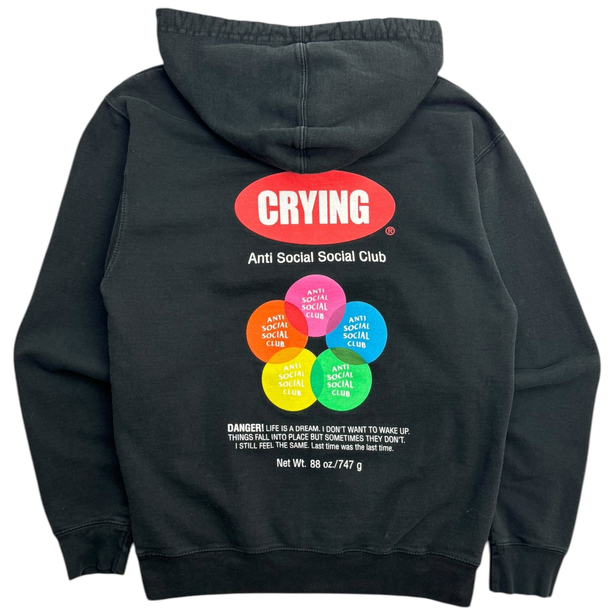 Anti Social Social Club Crying Hoodie