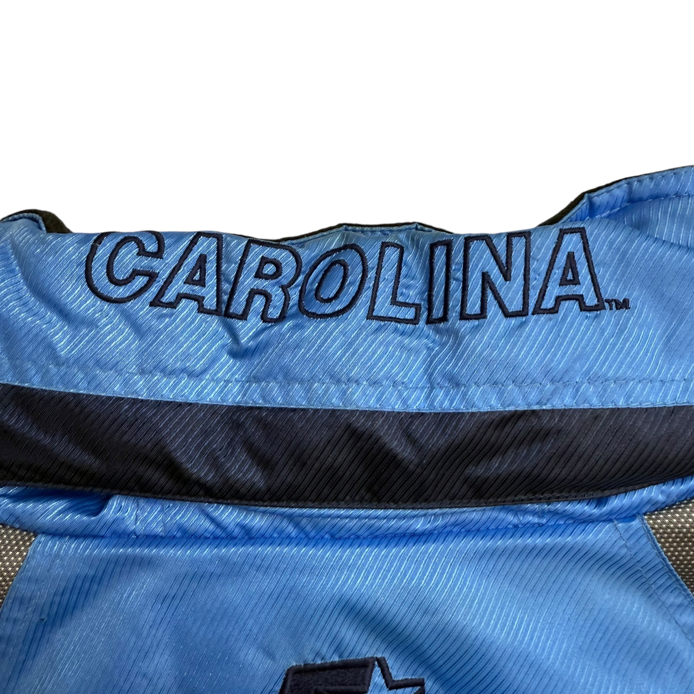 Vintage Starter UNC Tarheels Jacket Blue