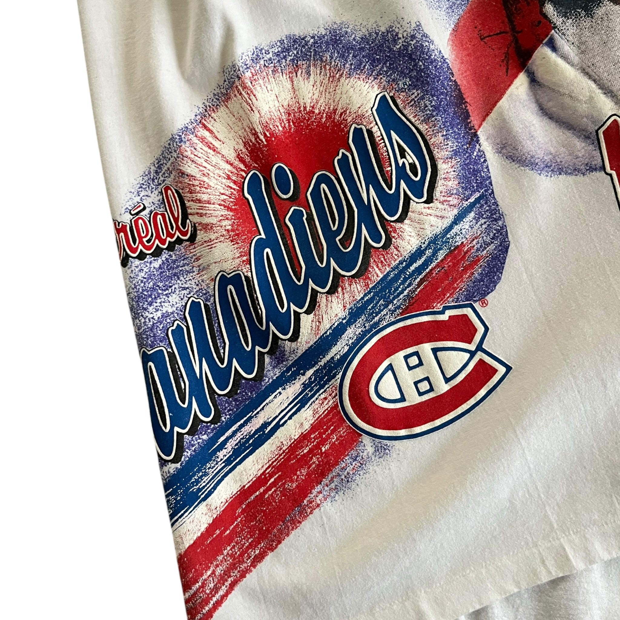 1993 Montreal Canadiens Bulletin Athletic AOP T-Shirt