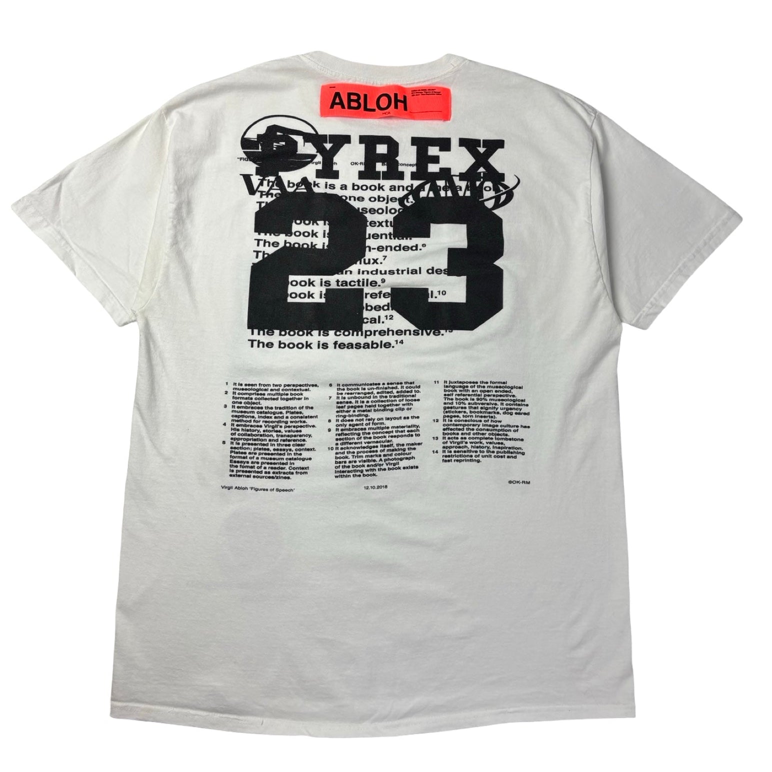 Virgil Abloh x MCA Figures of Speech Pyrex Caravaggio Tee