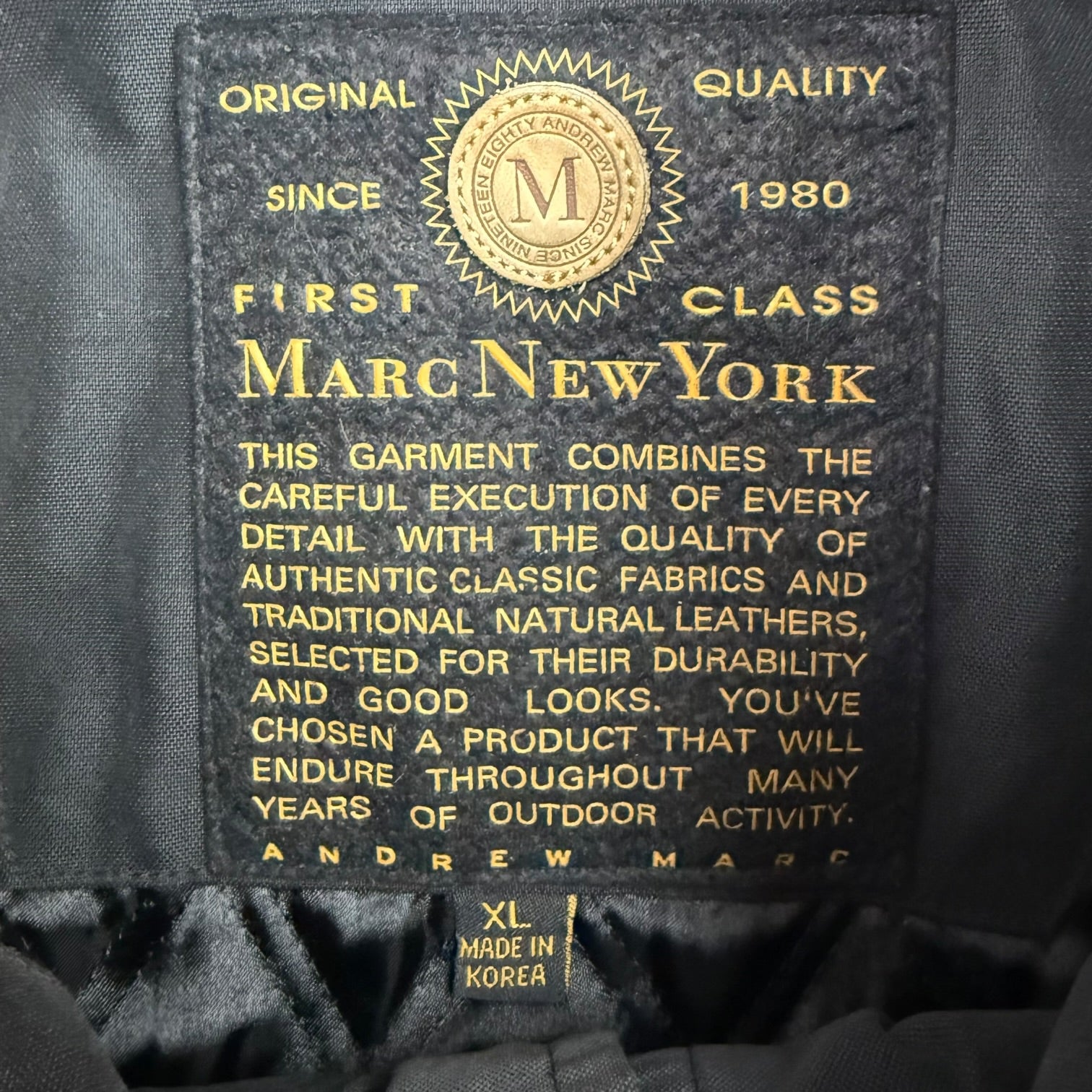 Vintage Marc Suede Jacket Black