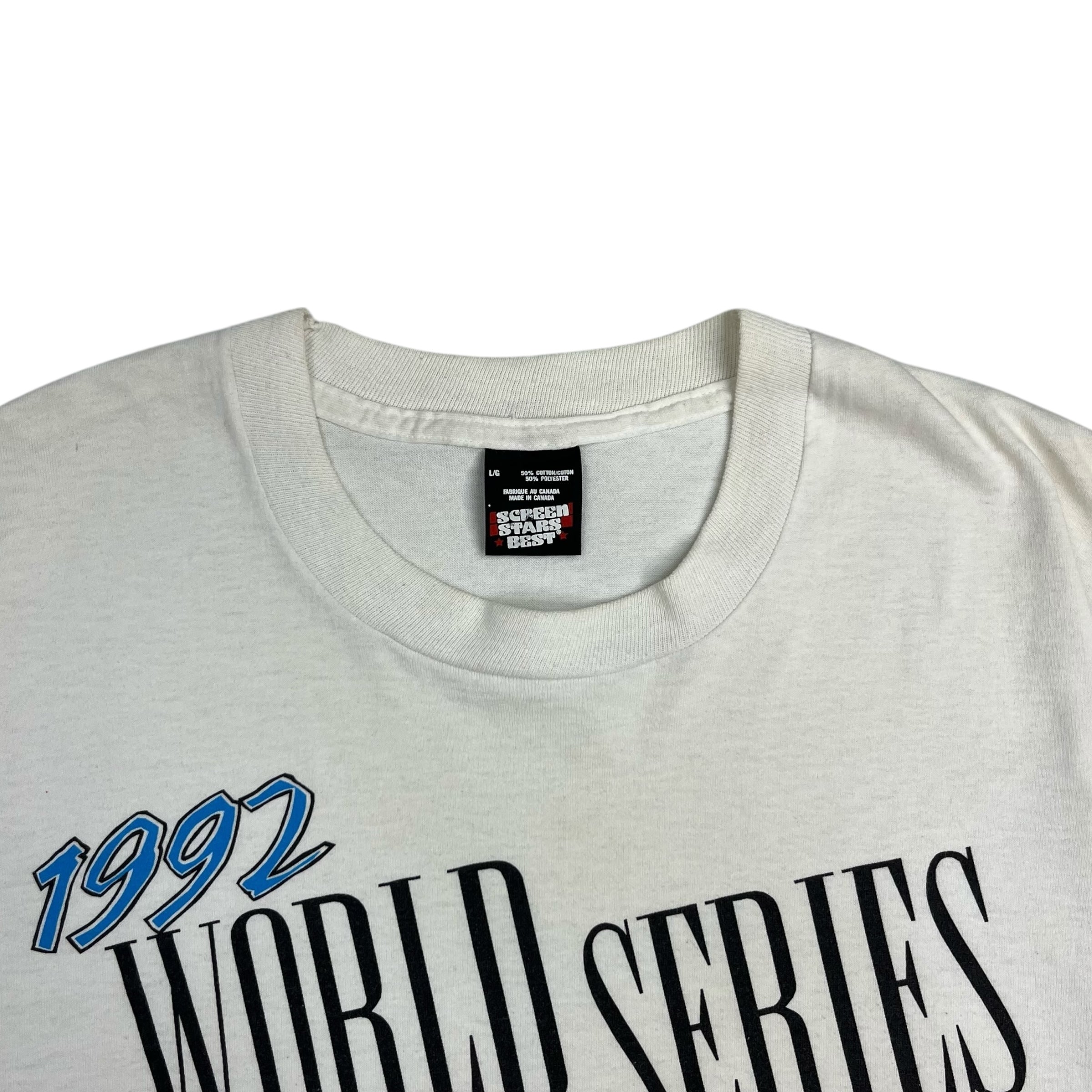 1992 Blue Jays World Series Tee White