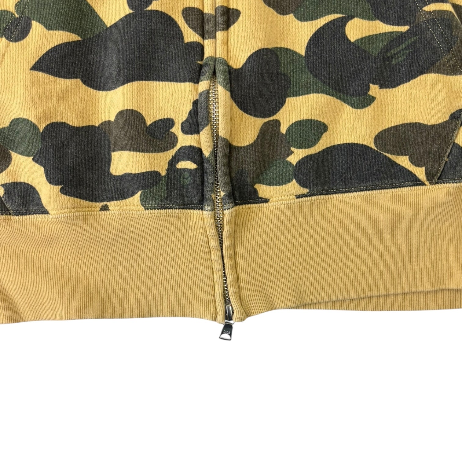 BAPE First Camo Full-Zip Hoodie Yellow