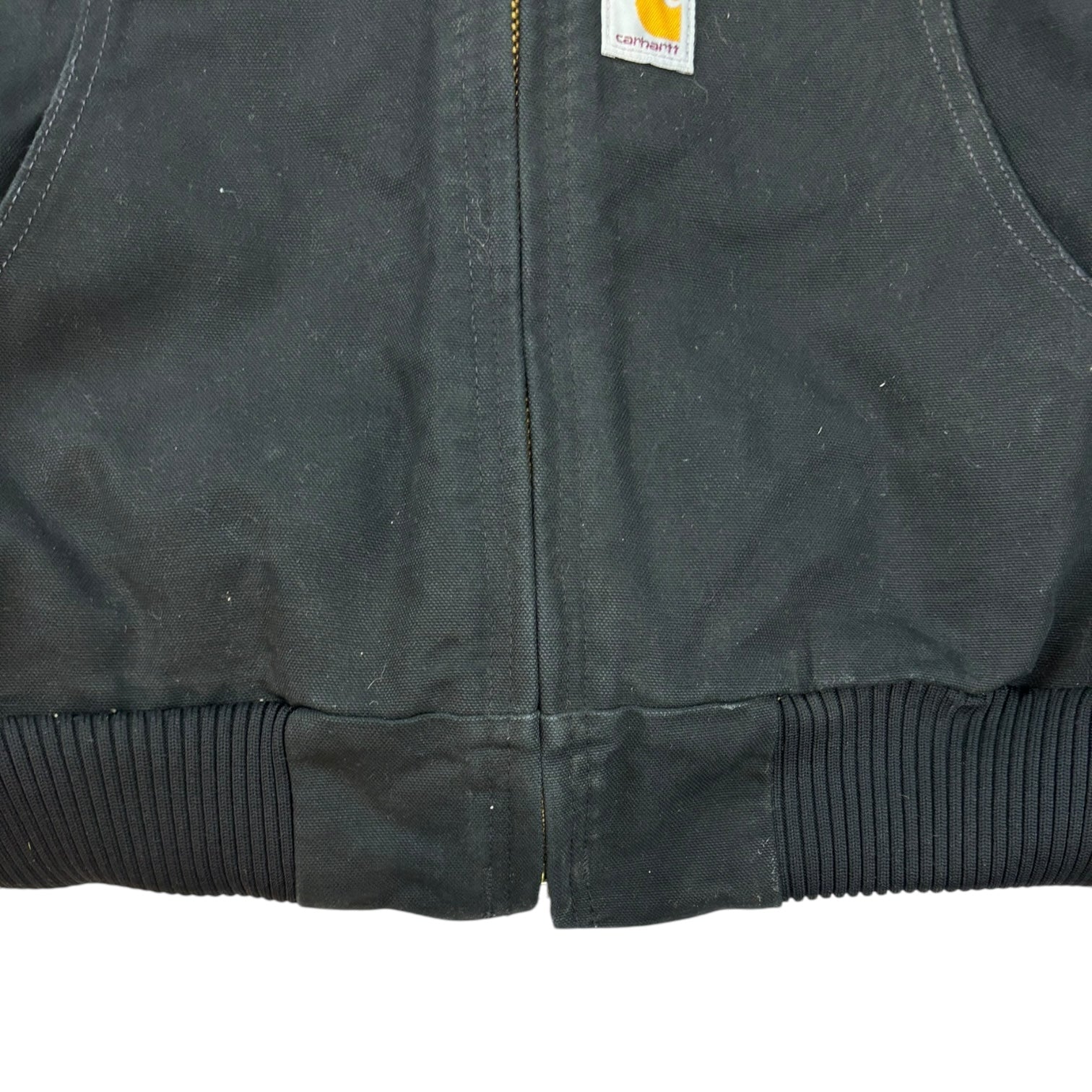 Vintage Carhartt Active Hooded Quilt-Lined Jacket Black