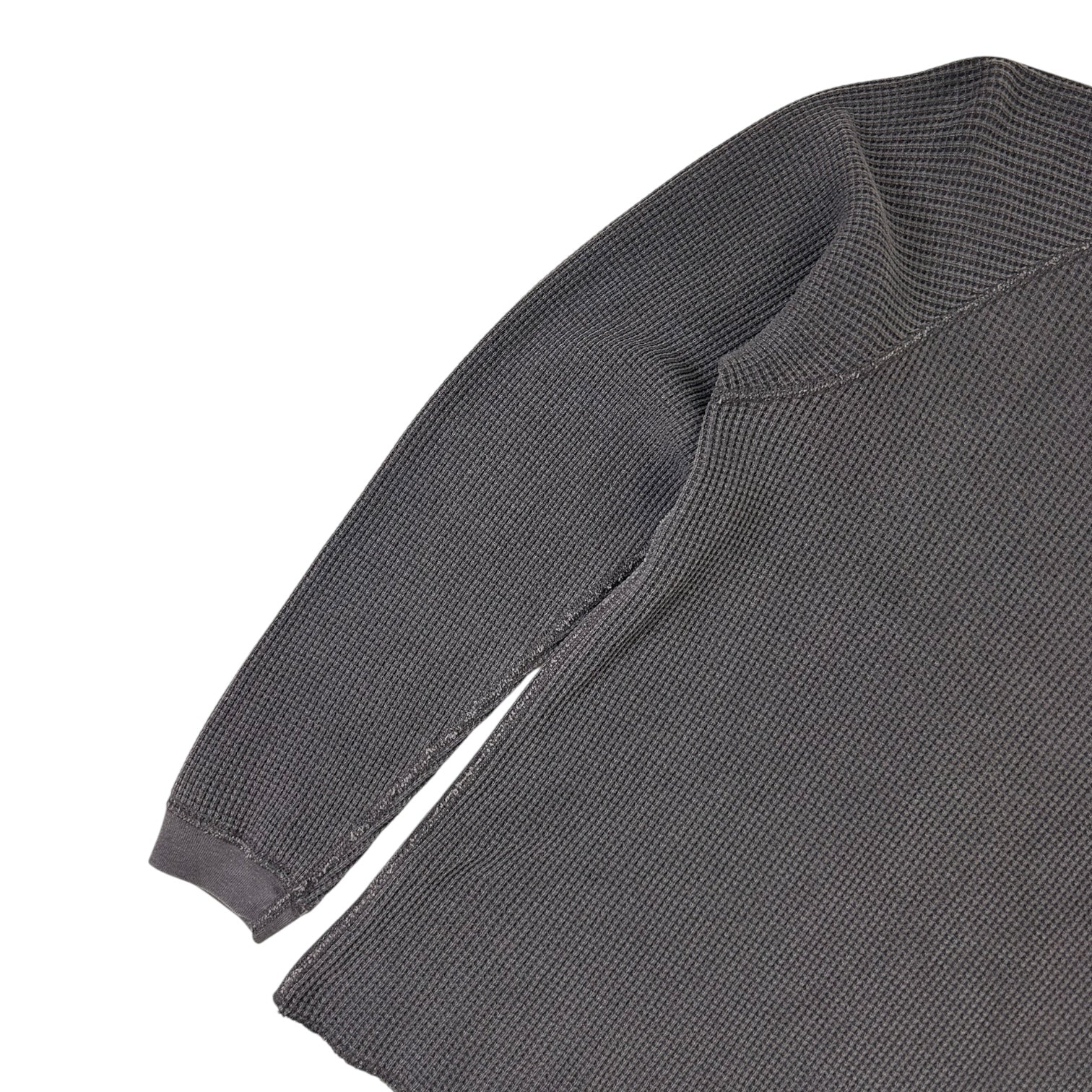 Stussy Raglan Thermal Long Sleeve Grey