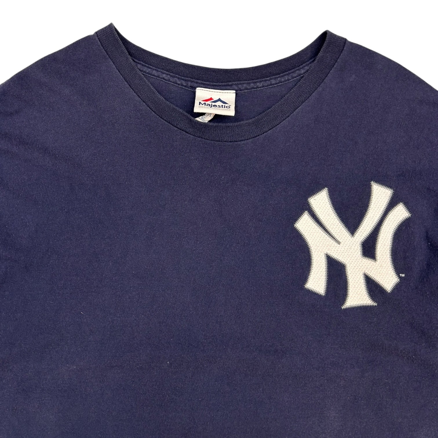 Vintage Majestic Derek Jeter T-Shirt Navy