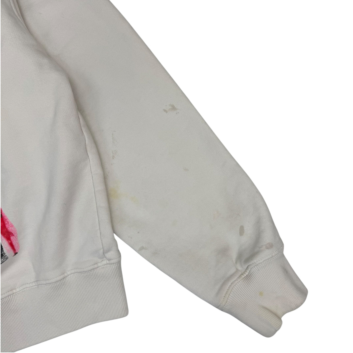 Off-White Acrylic Arrow Over Hoodie White
