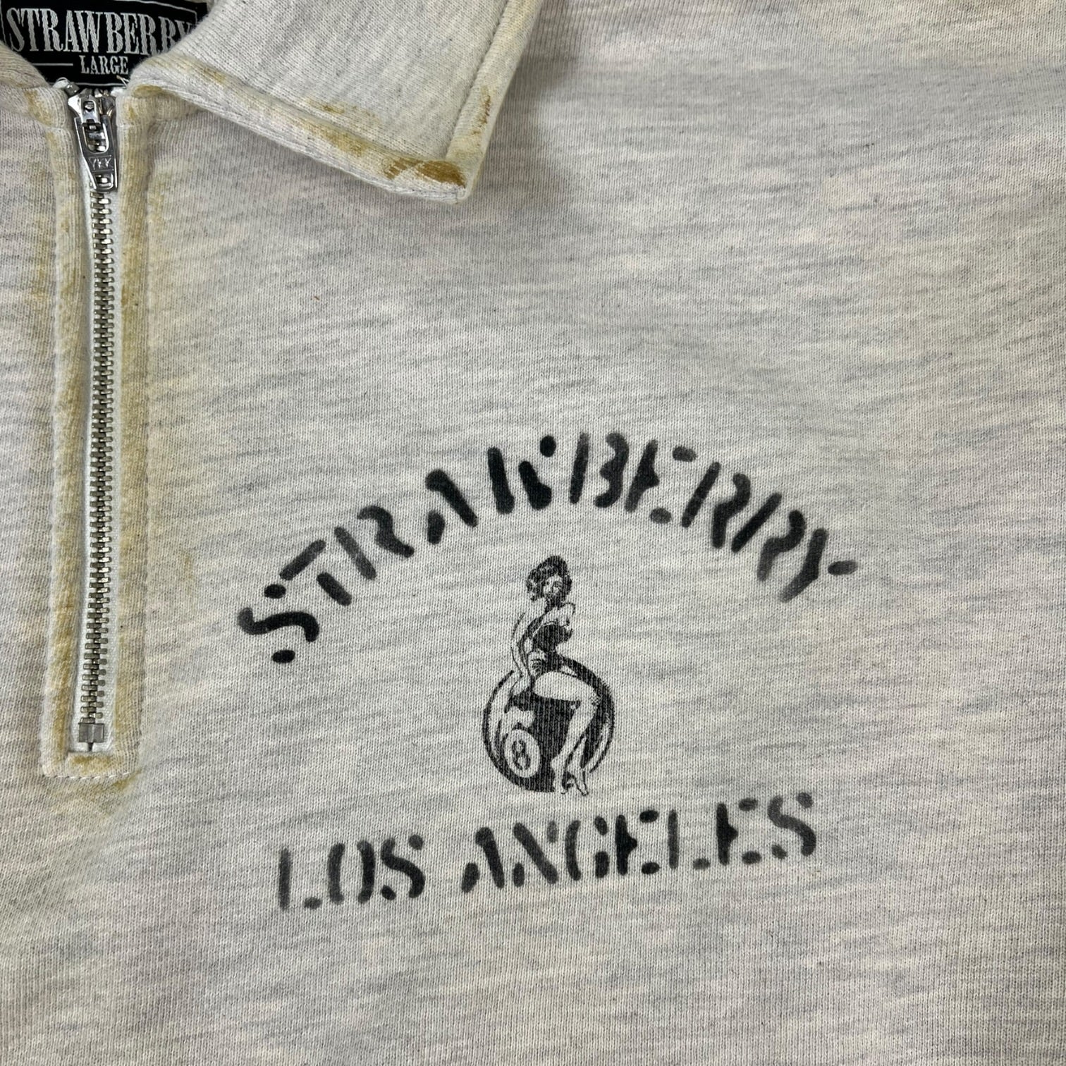 Strawberry Property Quarter Zip Sweatshirt