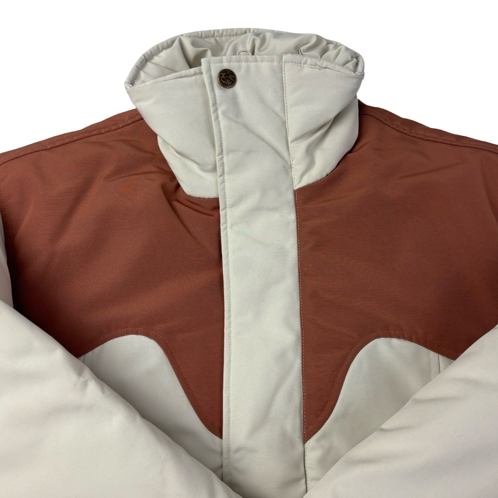 ICECREAM Puffer Jacket Colorblock Beige