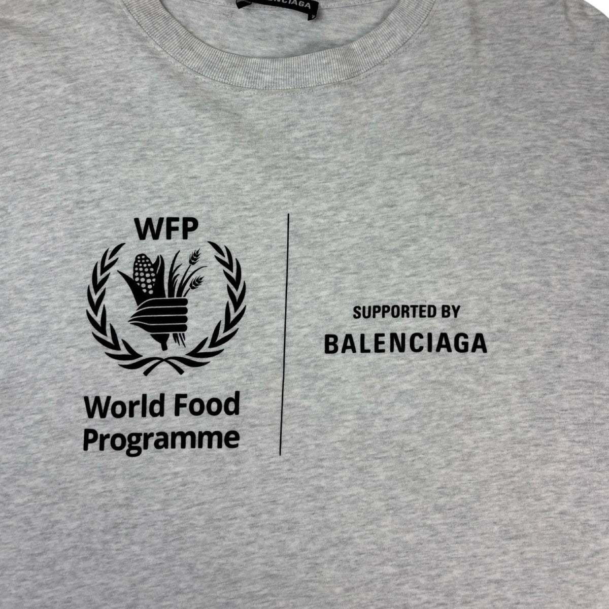 Balenciaga World Food Programme T-Shirt Grey