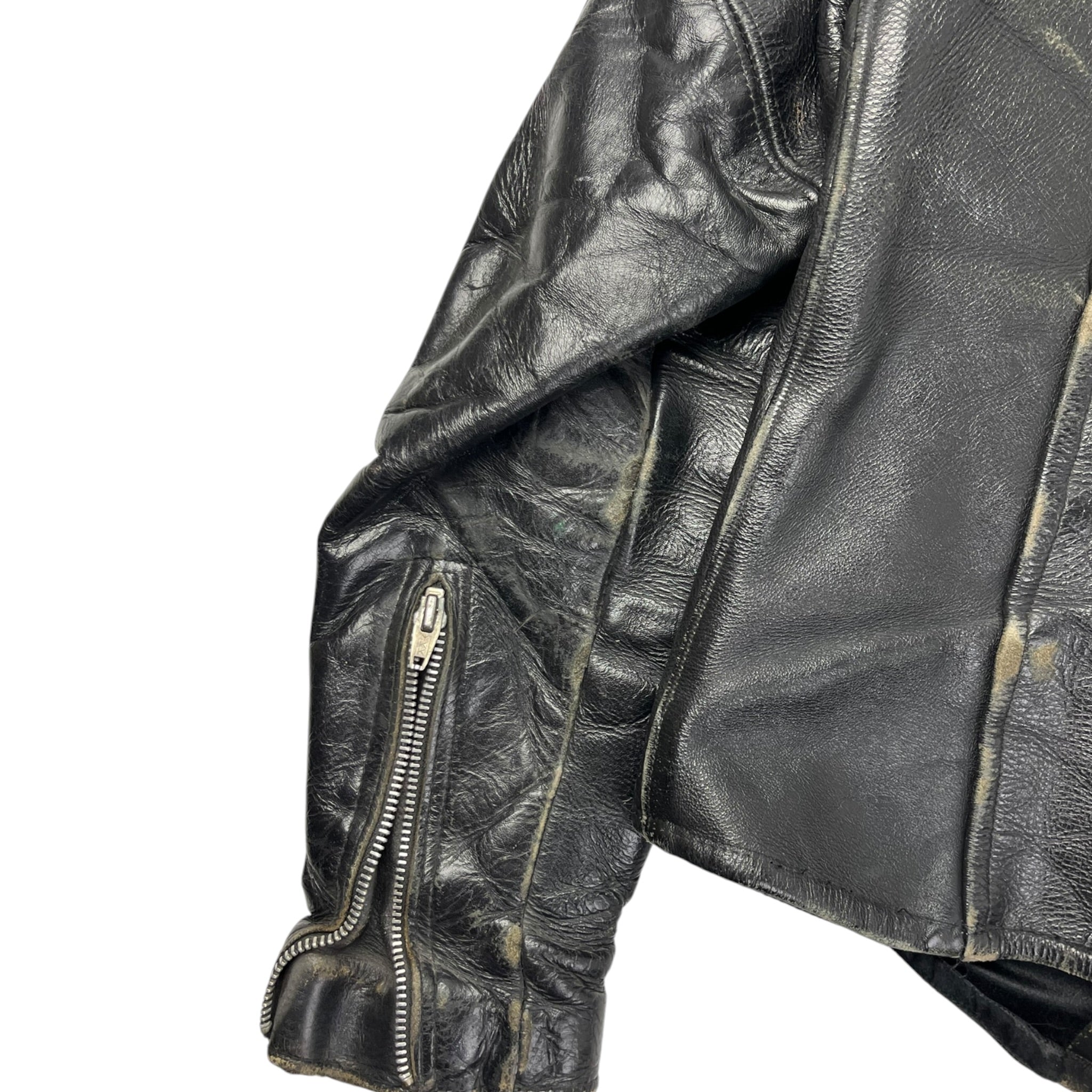 Vintage Motor Biker Leather Jacket