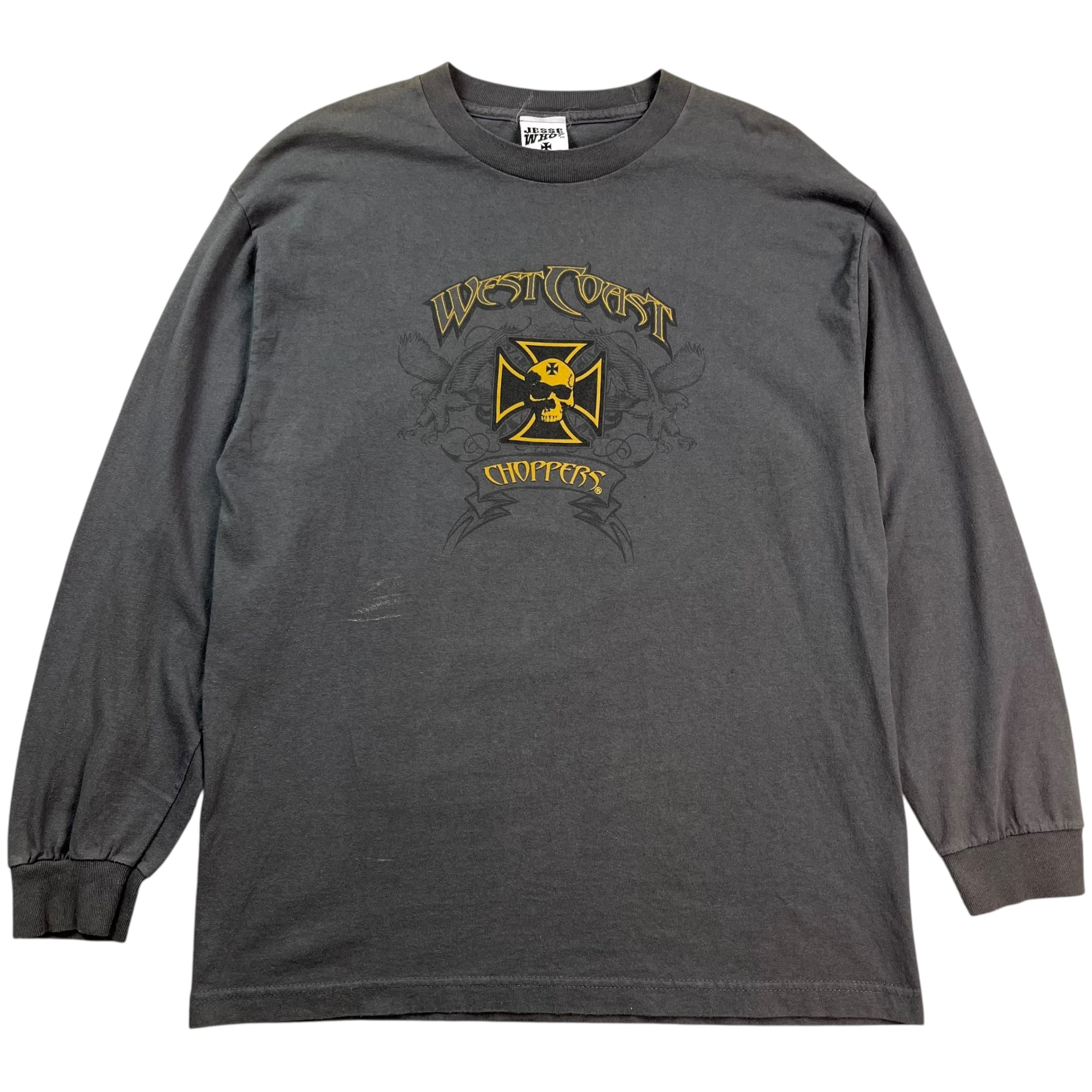 Vintage West Coast Choppers Long Sleeve Tee Grey