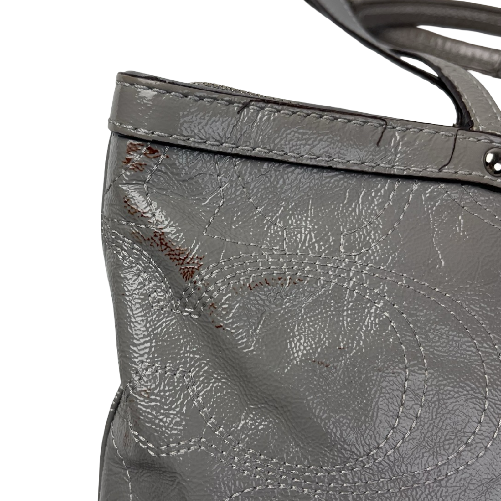 (W) Y2K Coach C All Over Shoulder Bag