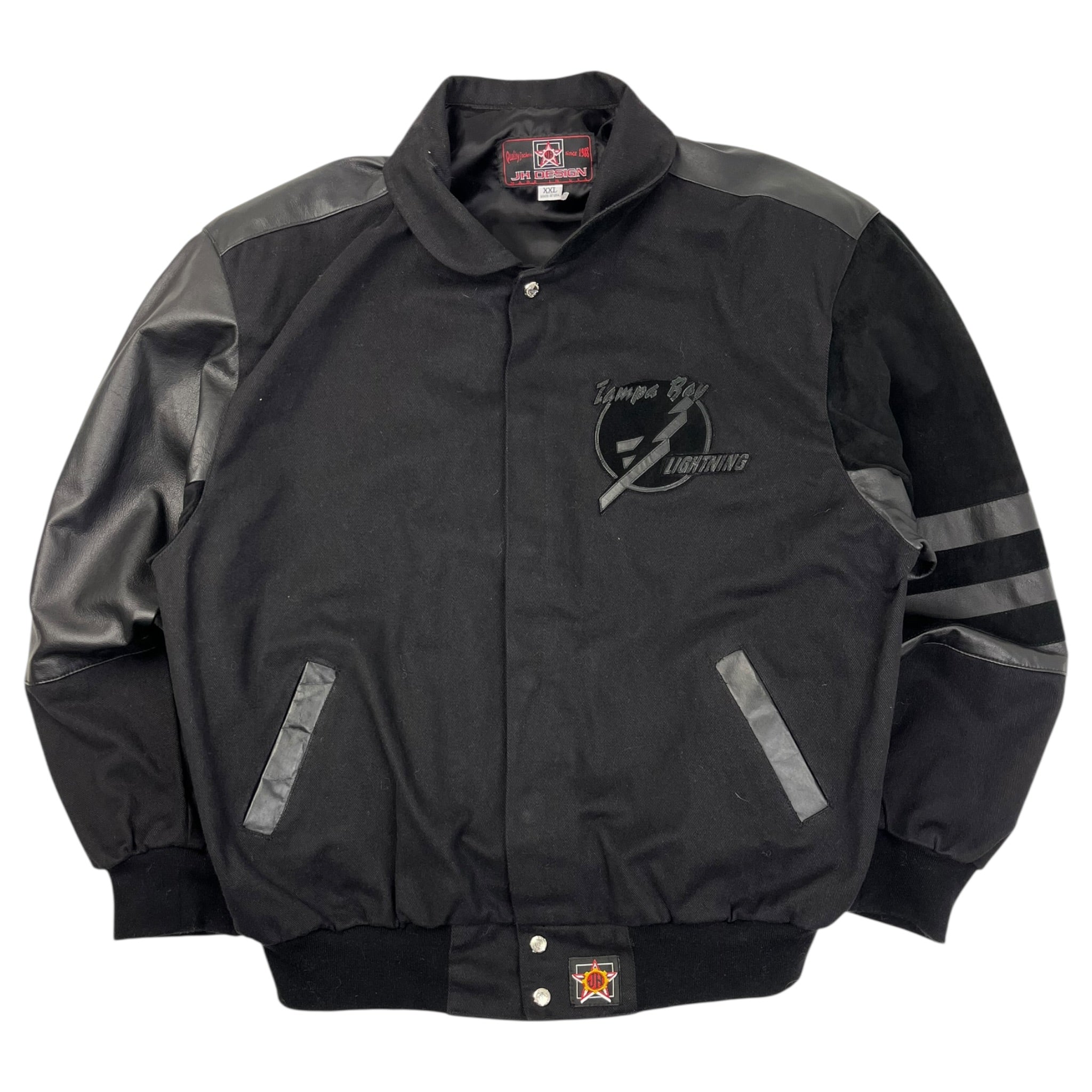 Jeff Hamilton Tampa Bay Lightning Blackout Varsity Jacket