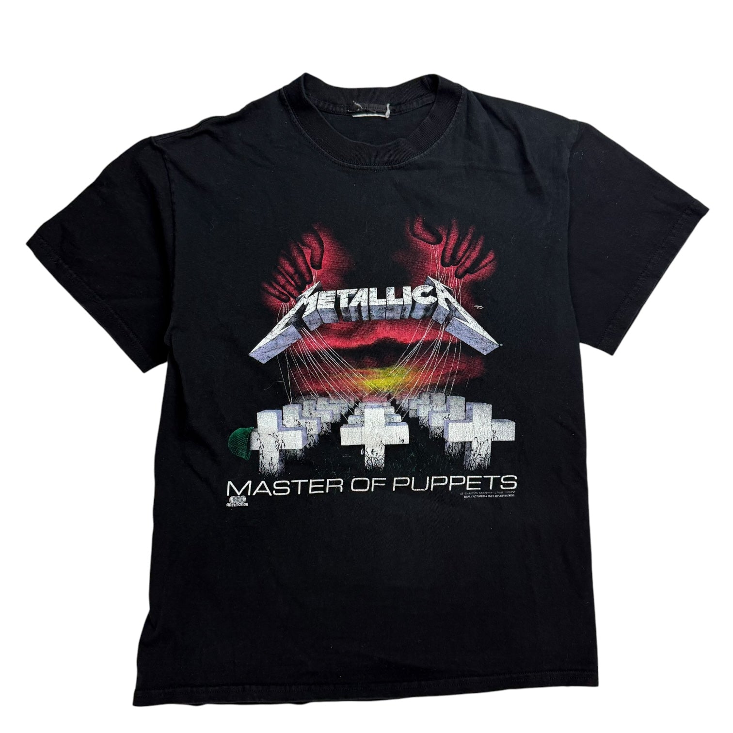 1994 Metallica Master Of Puppets Tee Black