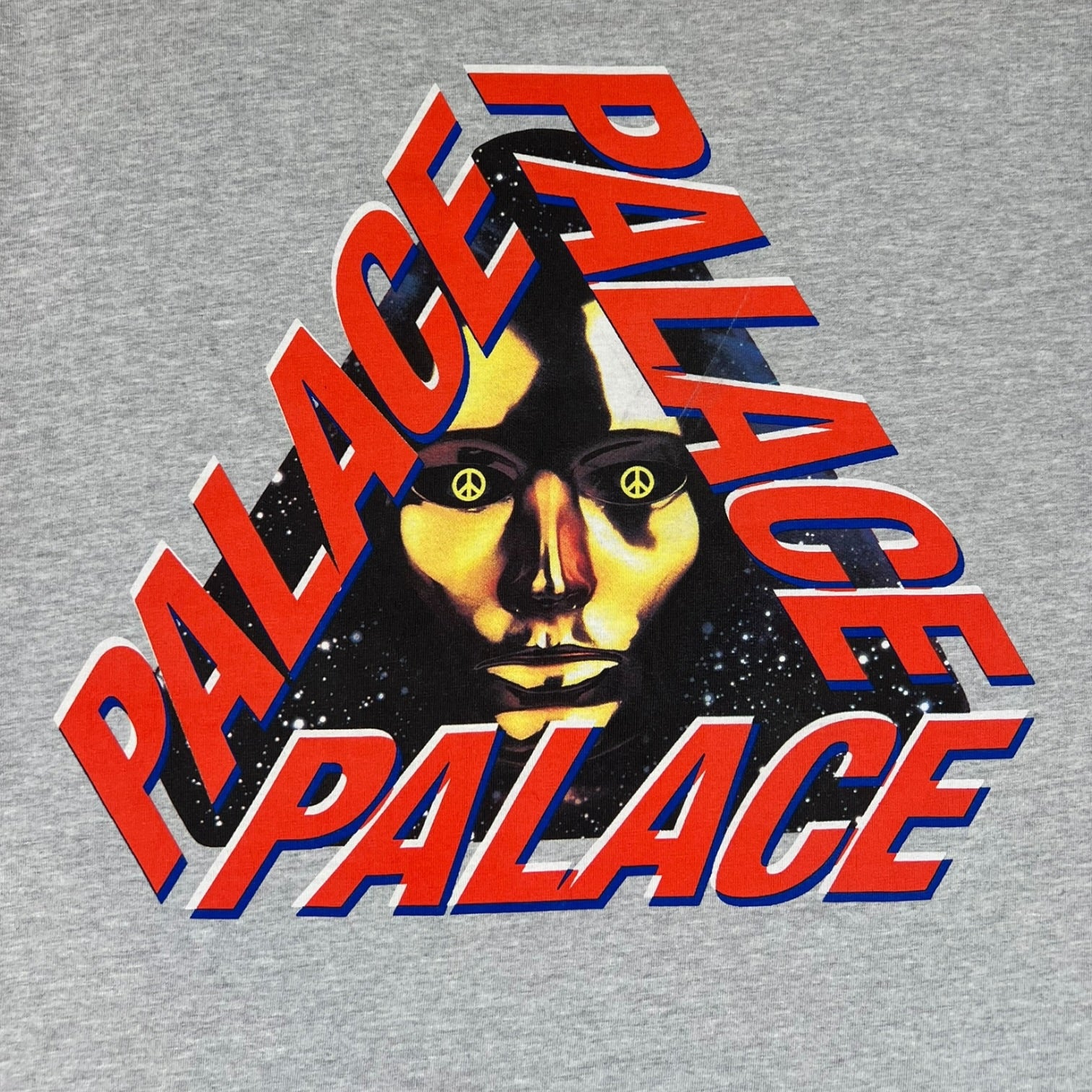 Palace “G Face” T-Shirt Grey