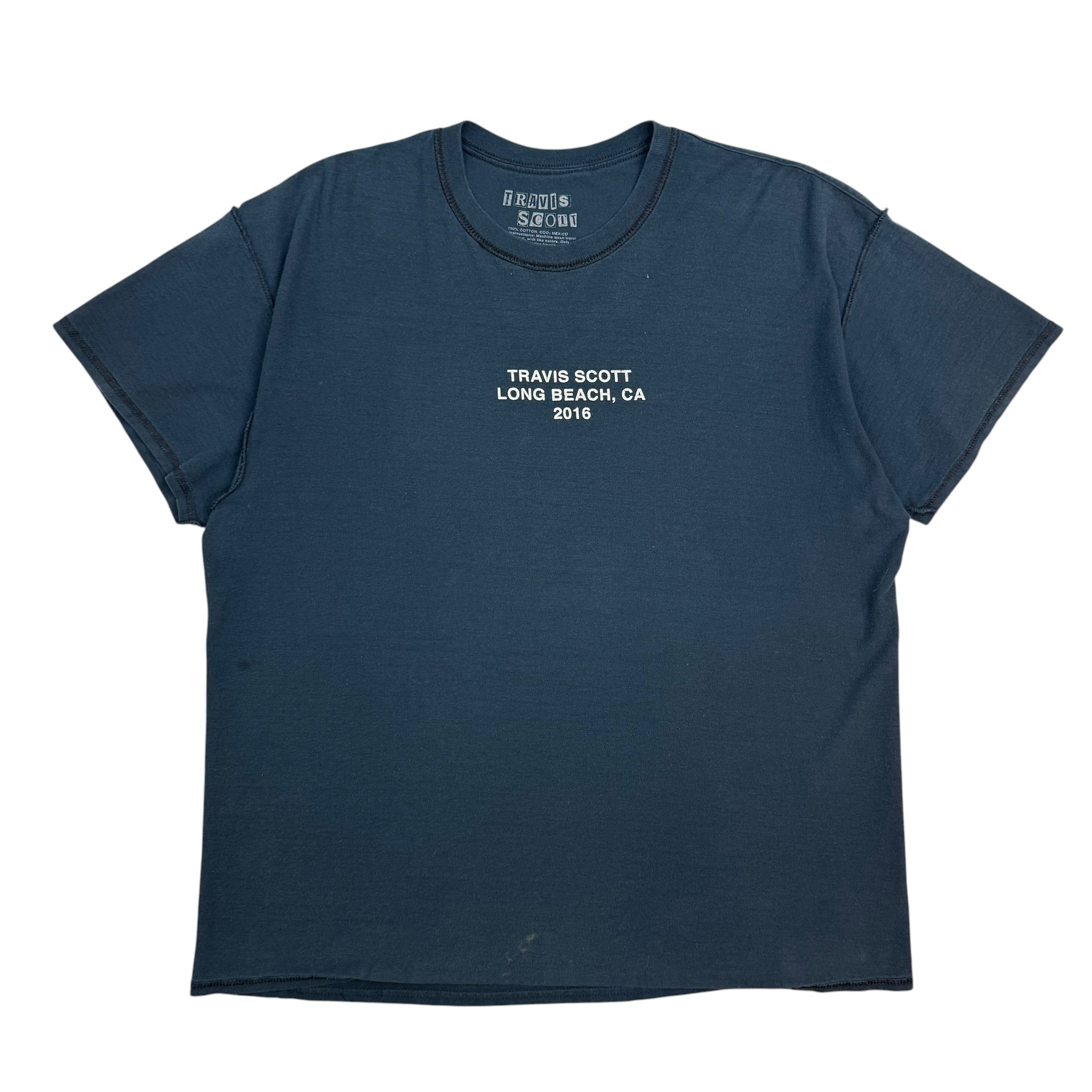 Travis Scott Long Beach Tee Black