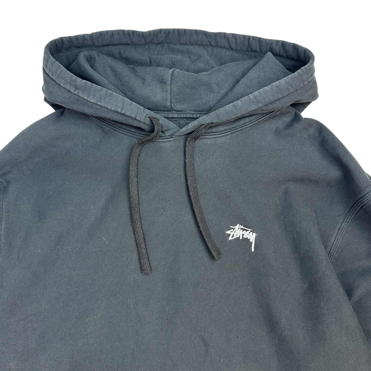 Stussy Stock Logo Hoodie Black