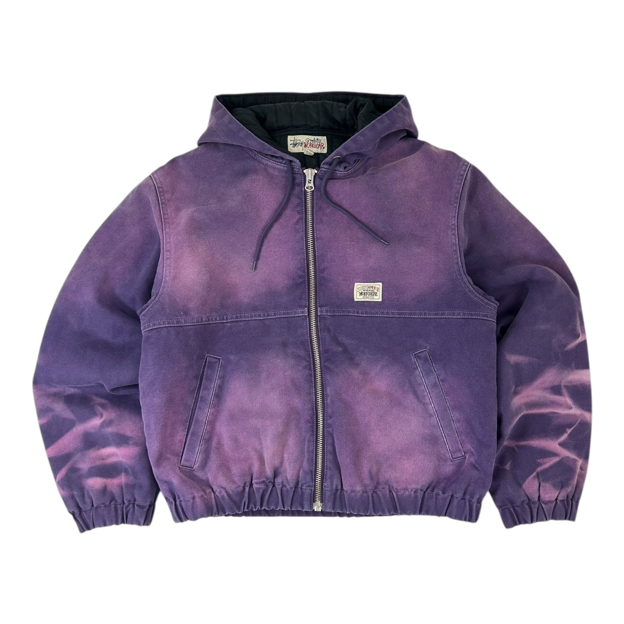 Stussy Over Dyed Work Jacket Purple