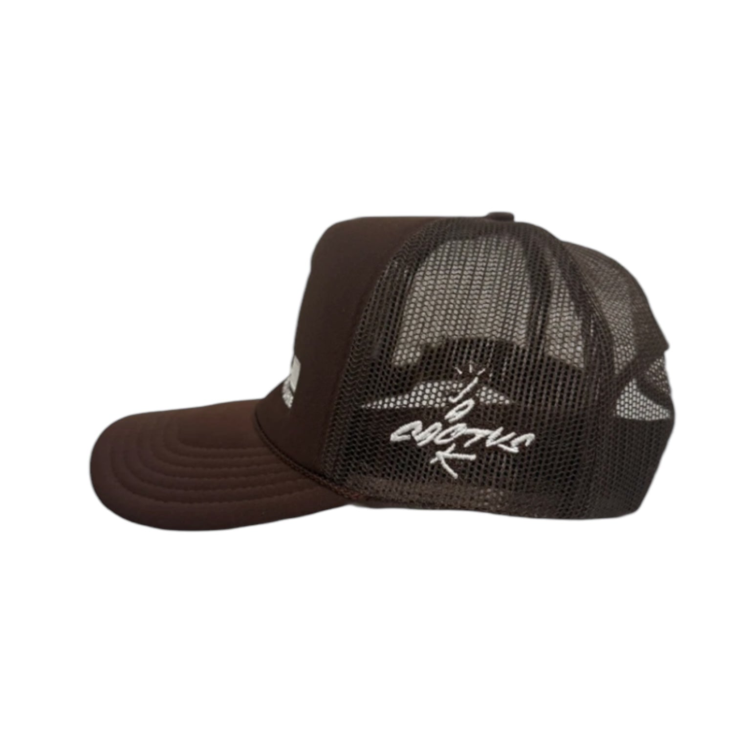 Travis Scott Cactus Jack x Futura Trucker Hat Brown