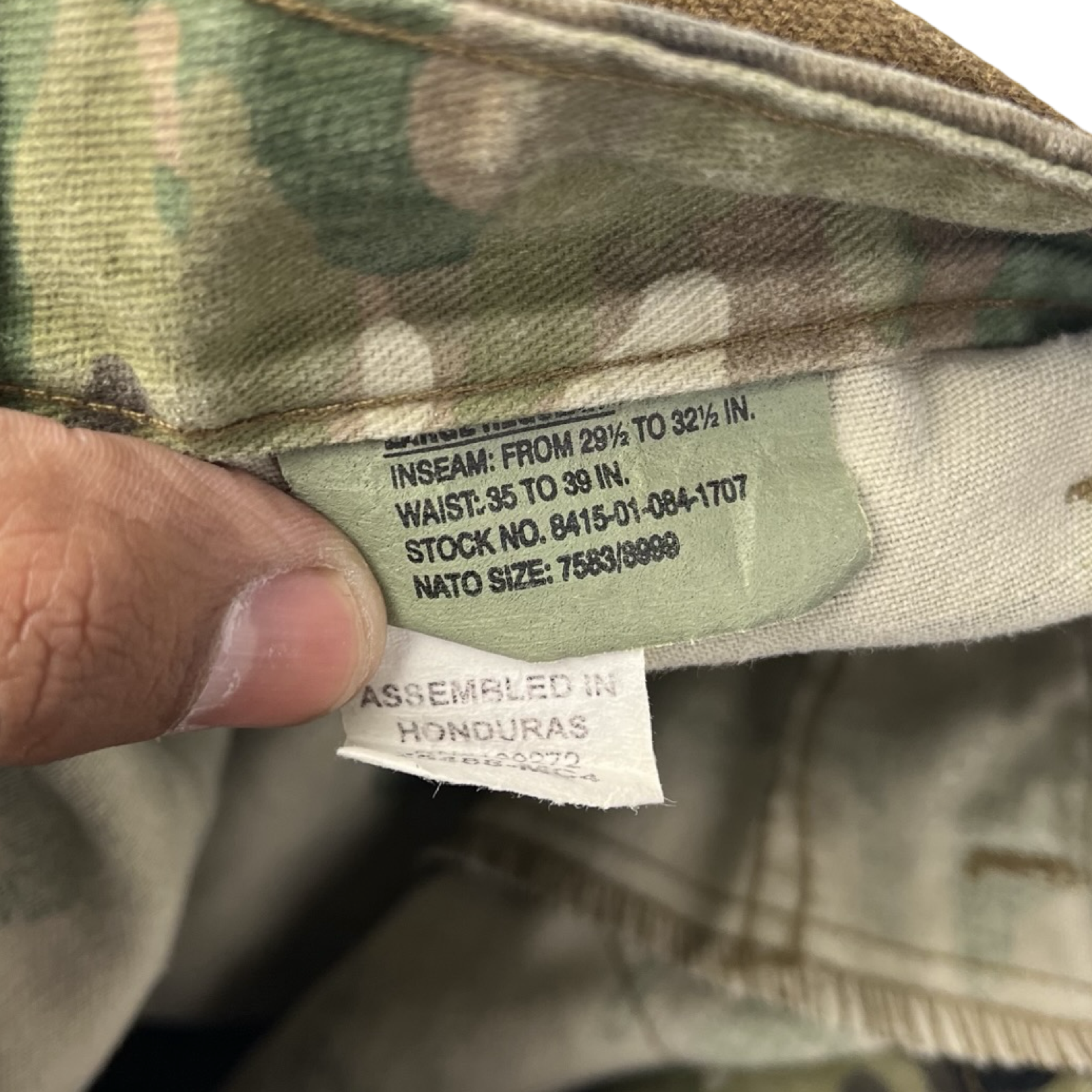 Vintage Tru-Spec MultiCam Tactical Cargo Pant Camo