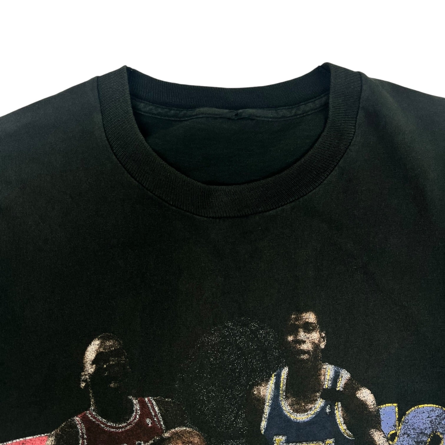 Vintage 1991 NBA Finals Salem Sportswear t-shirt featuring Michael Jordan and Magic Johnson