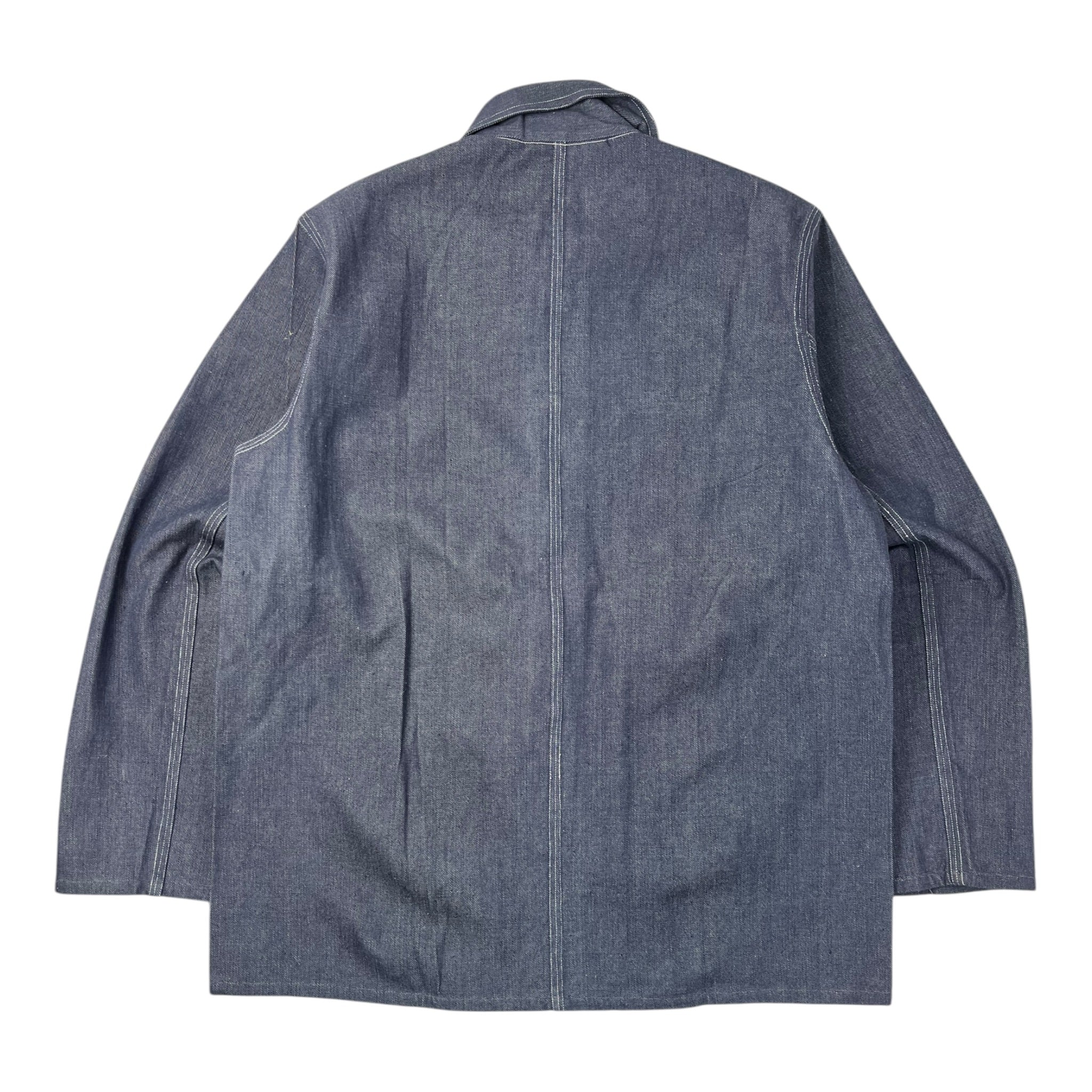 Vintage Champion Golden Horse Denim Chore Coat Navy