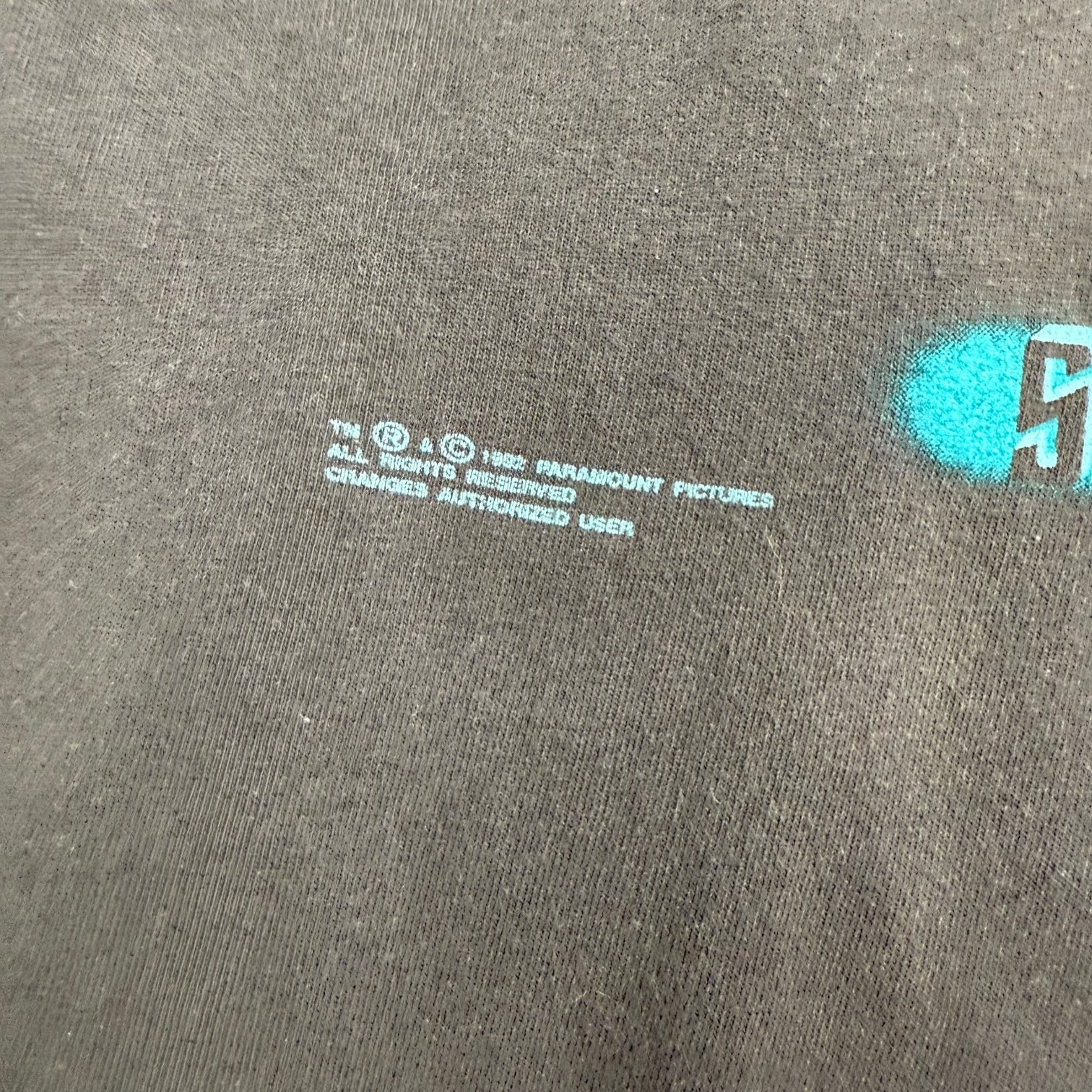 1992 Star Trek ‘Space… The Final Frontier’ Tee Faded Black
