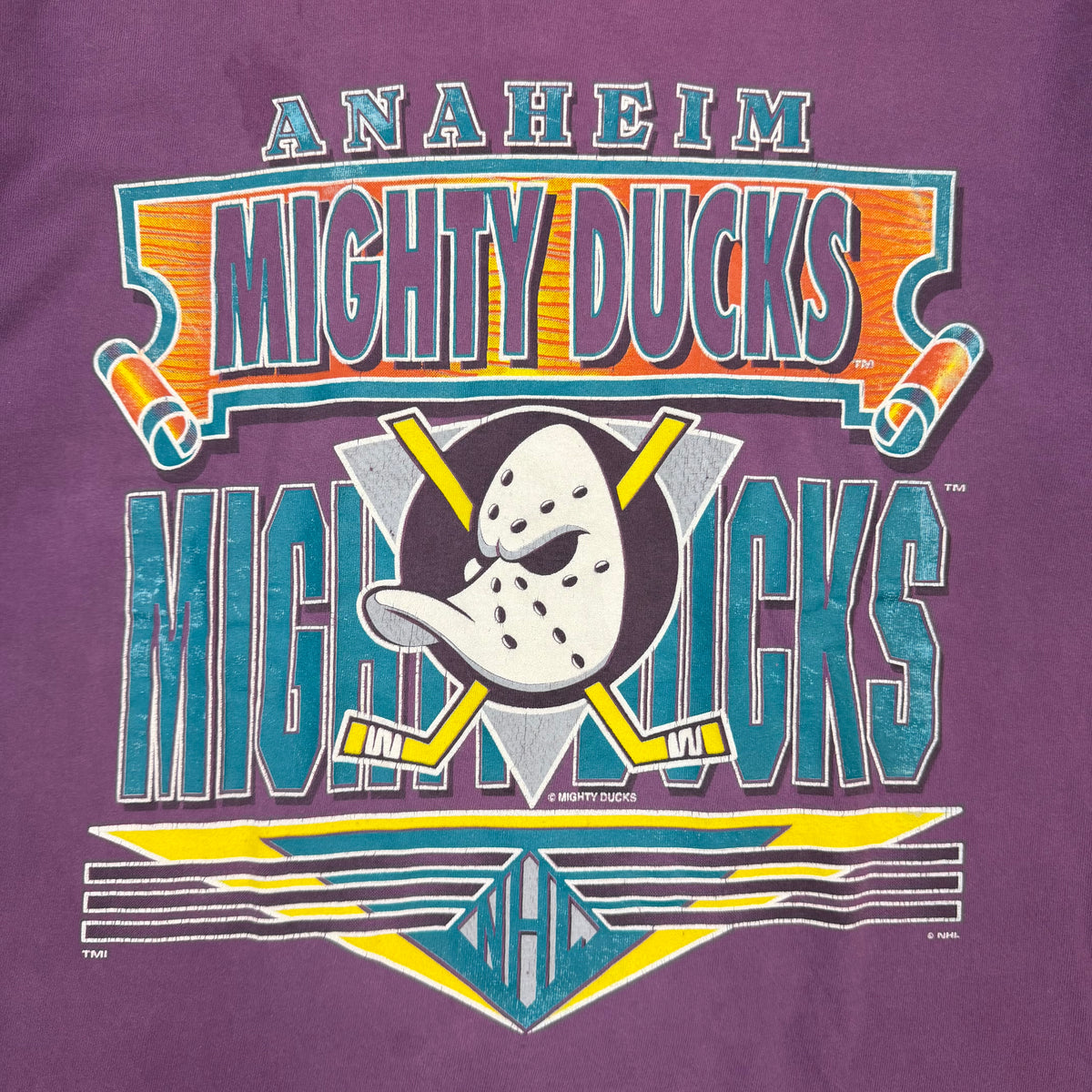 Vintage Anaheim Mighty Ducks Tee Purple