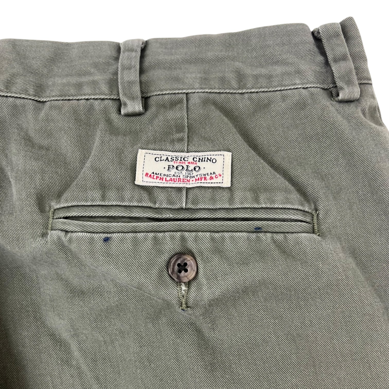 Vintage Polo Ralph Lauren Classic Chino Pant Green