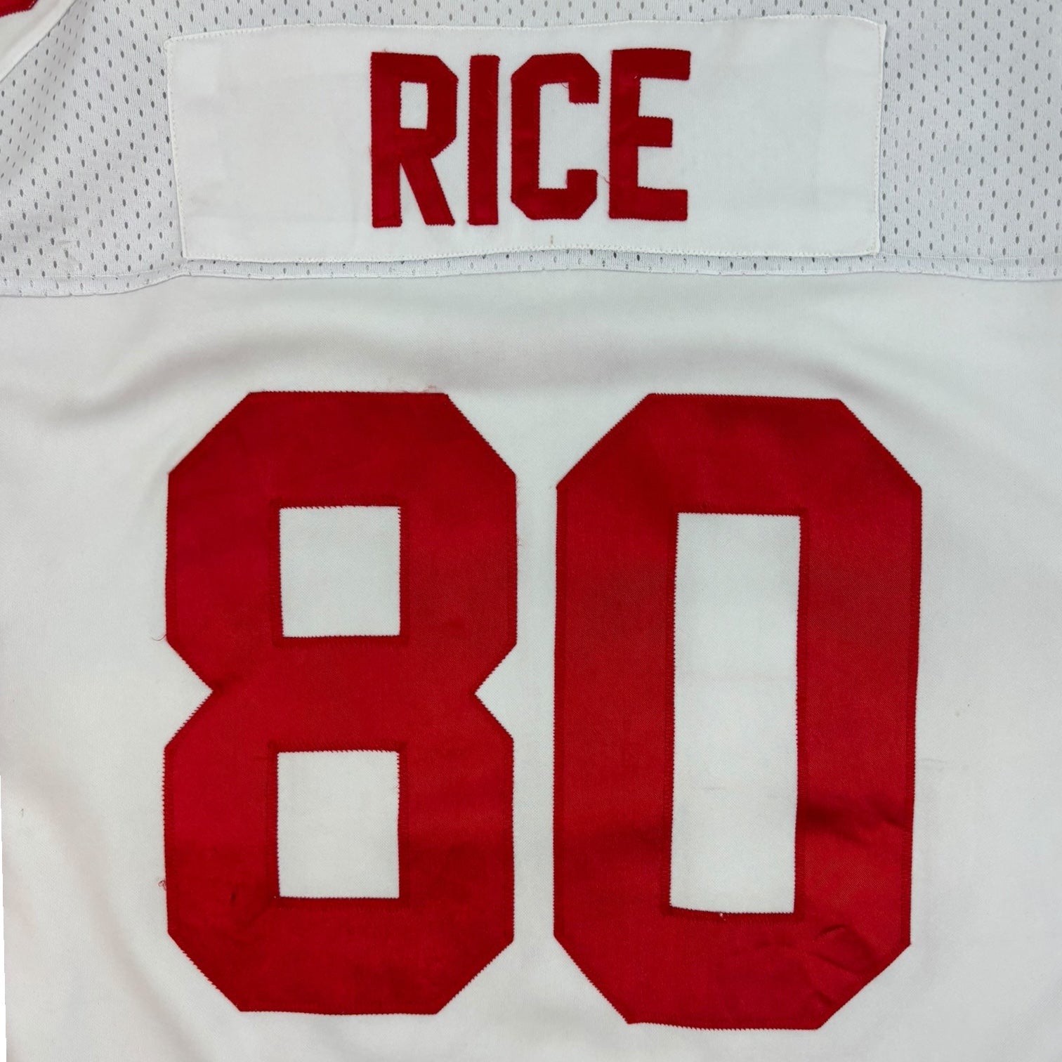 Vintage San Francisco 49ers Jerry Rice Football Jersey White