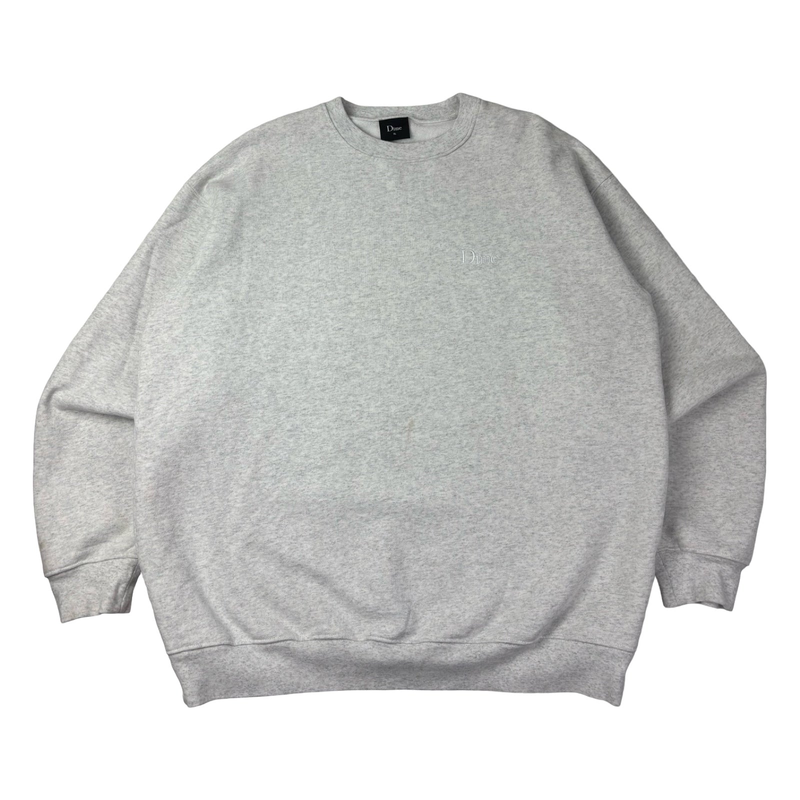 Dime Classic Small Logo Crewneck Grey