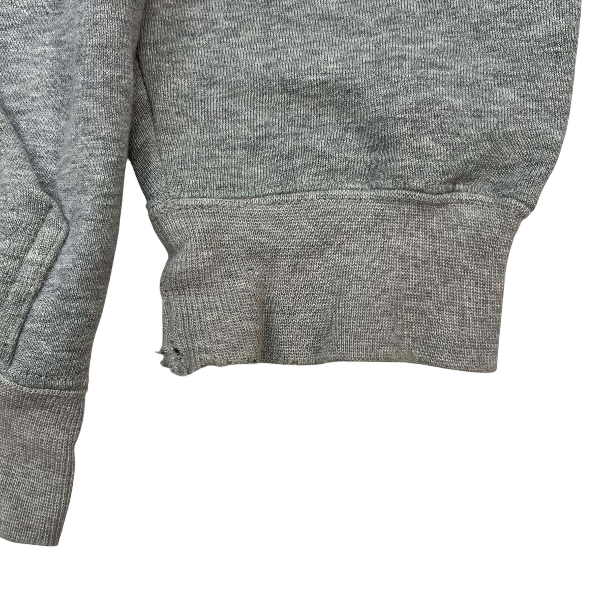 Vintage Nike Blue Swoosh Hoodie Grey