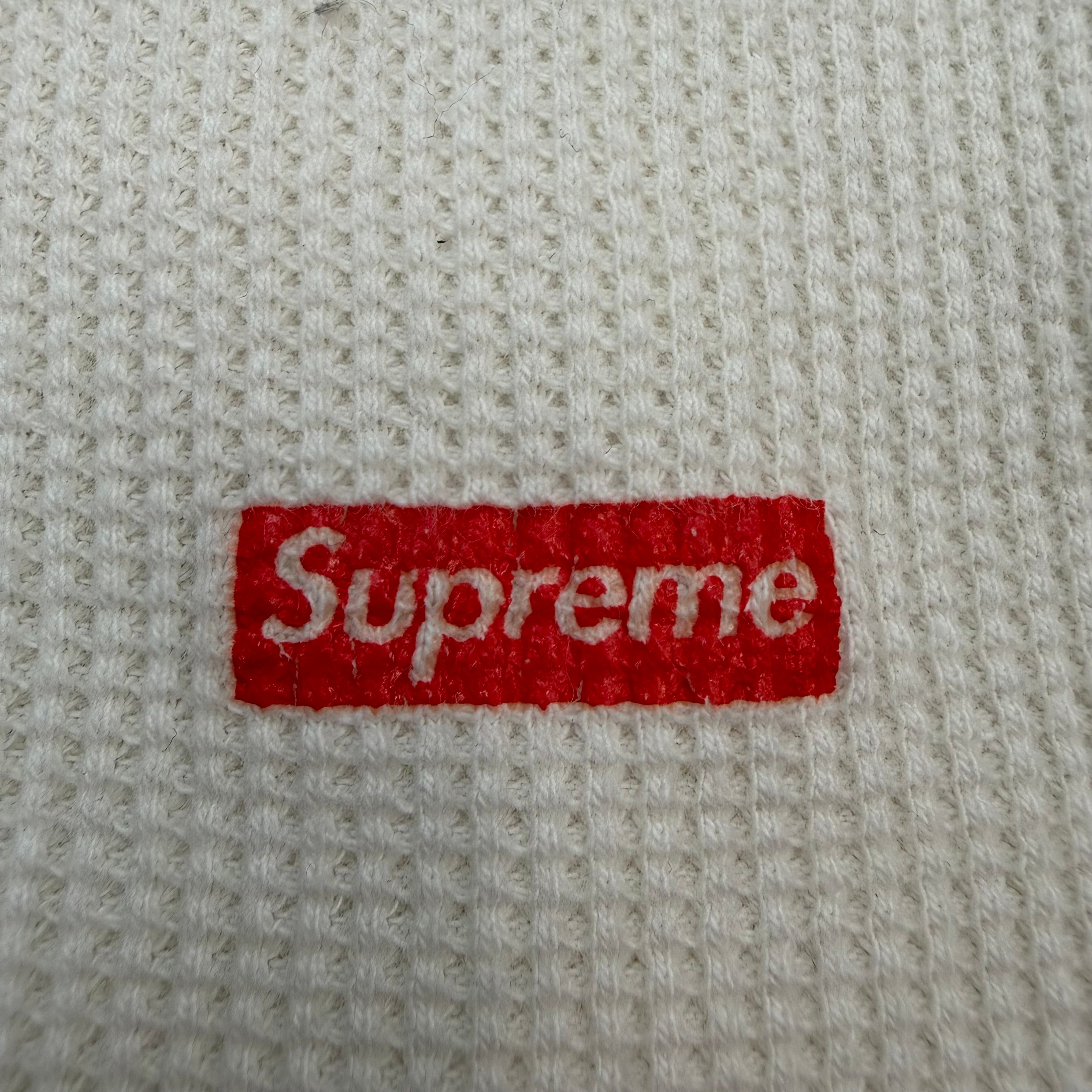 Supreme Hanes Bones Thermal Crew Natural