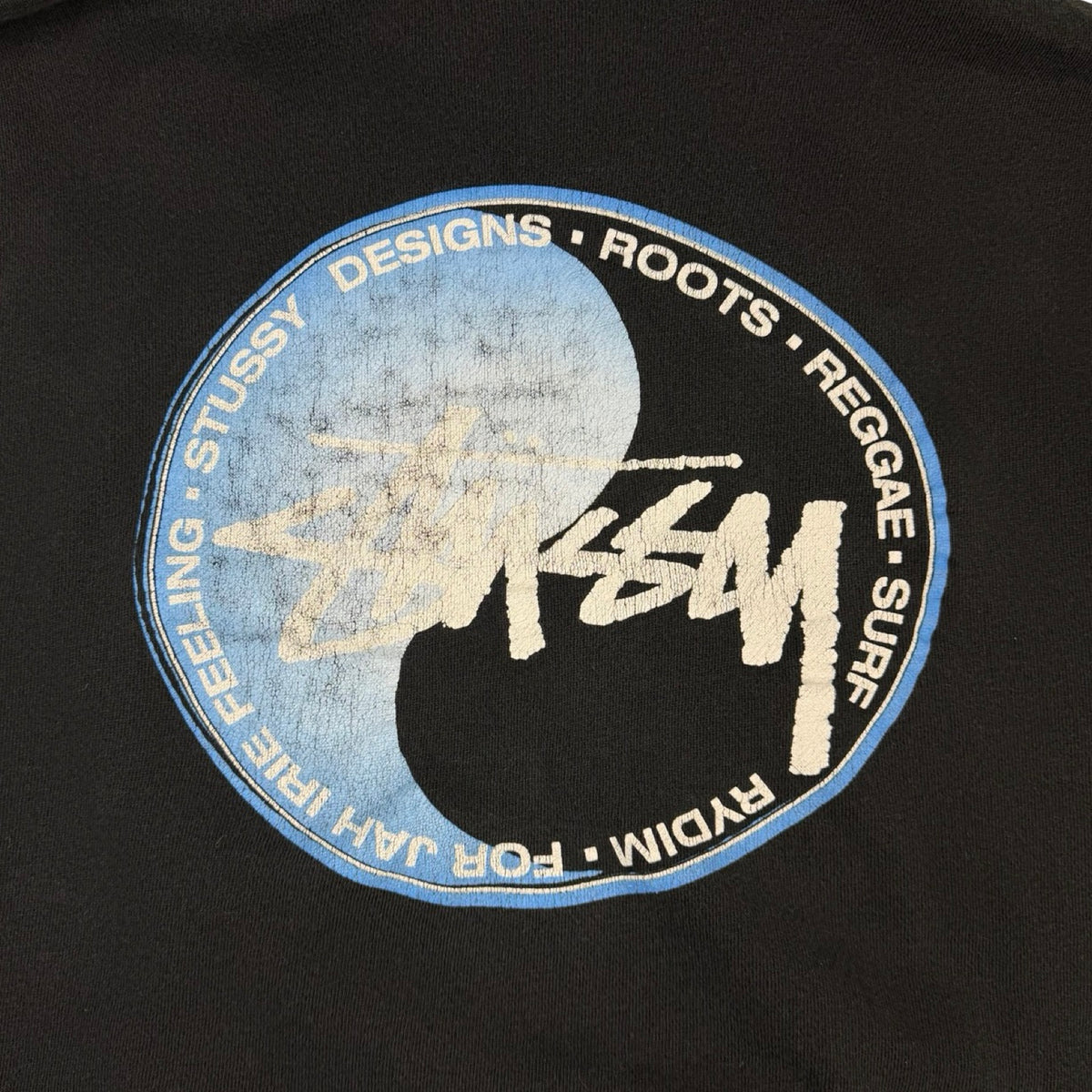 Vintage Stussy Yin-Yang Hoodie Black