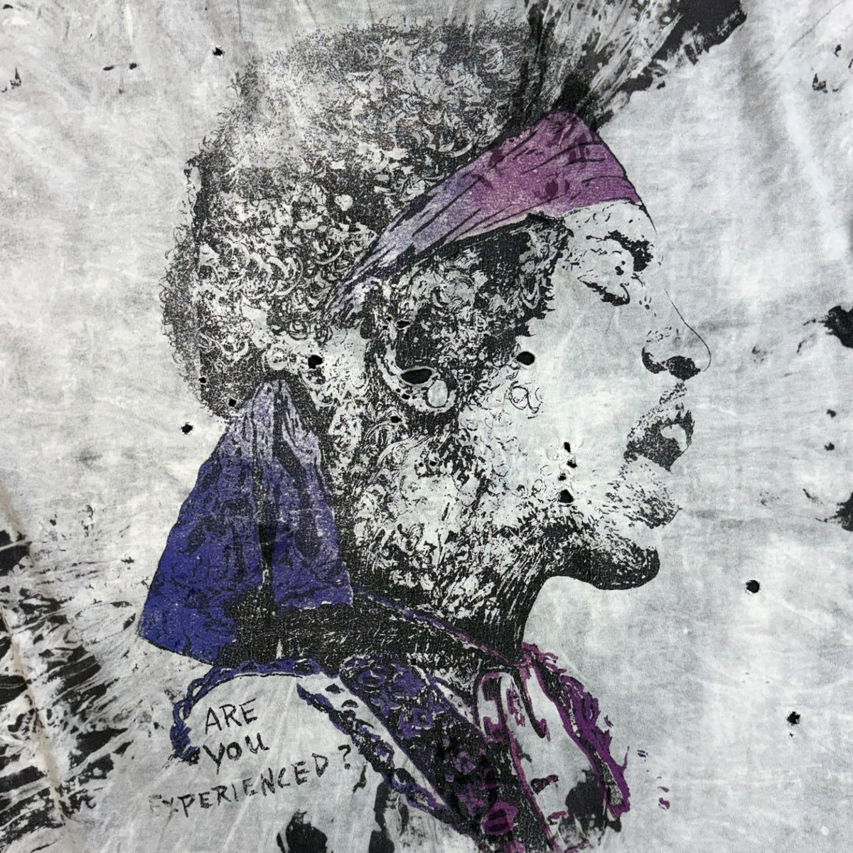 Vintage Jimi Hendrix “Are You Experienced” T-Shirt Grey