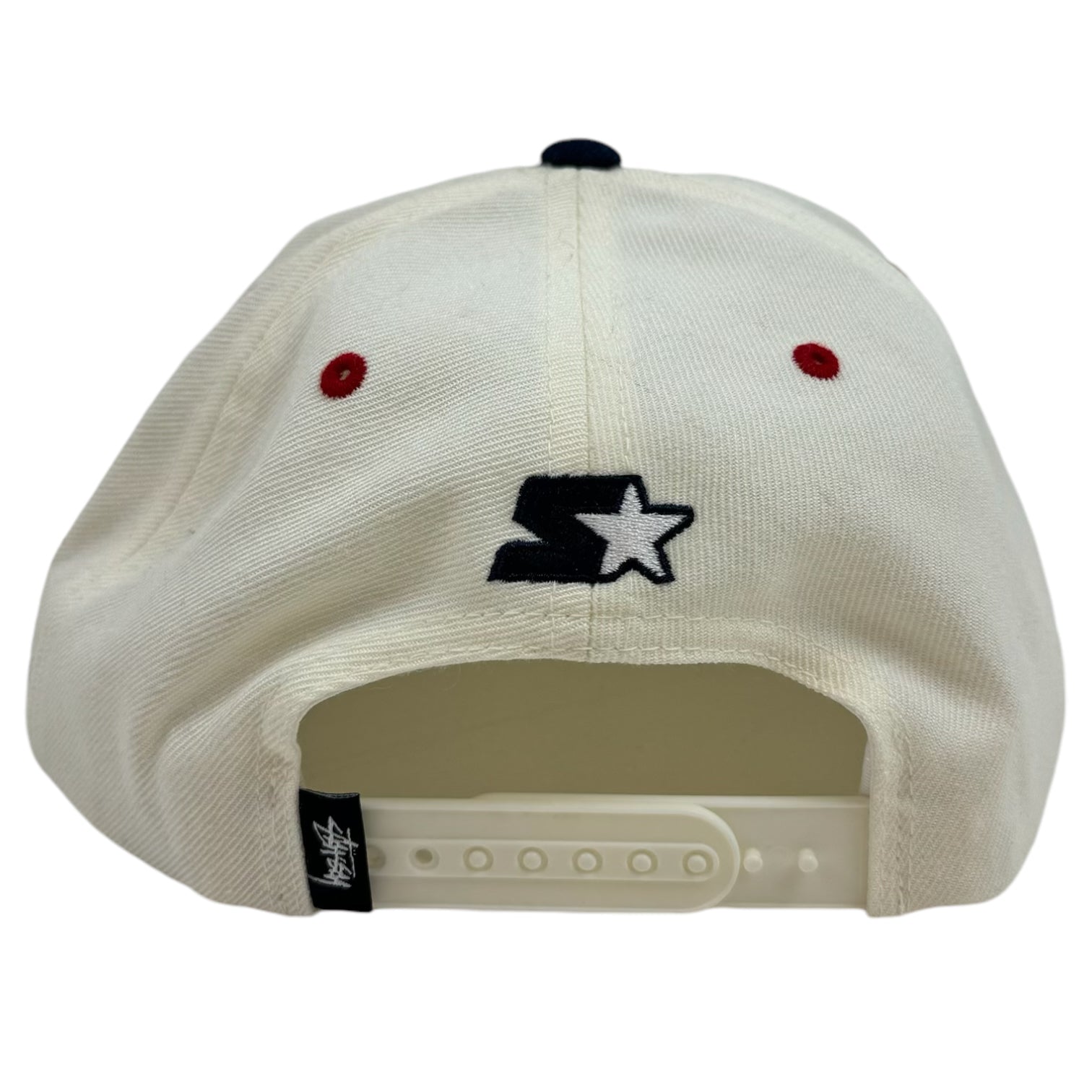 Stüssy USA Sample Snapback White/Navy