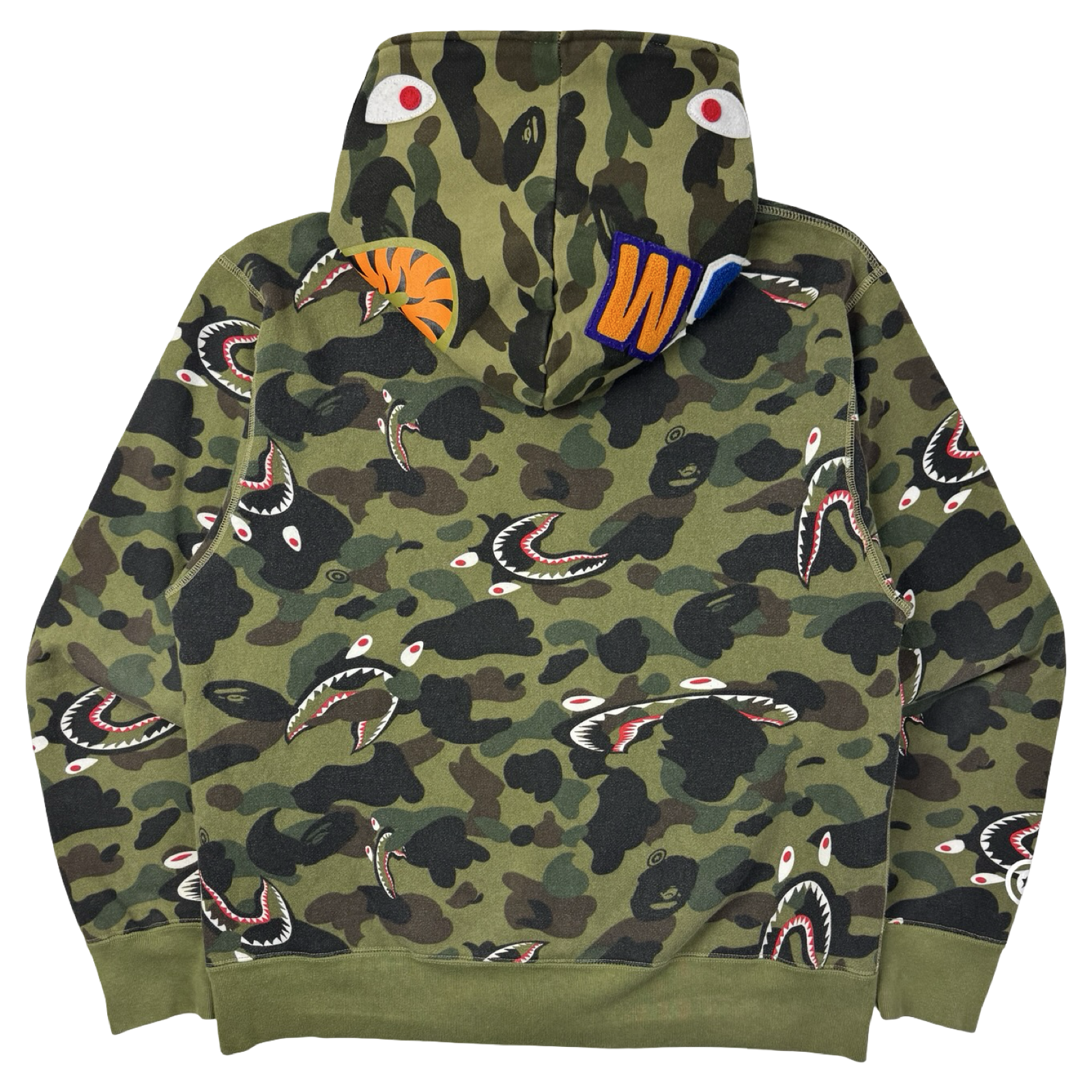 BAPE 1st Camo Shark Relaxed Full Zip Hoodie