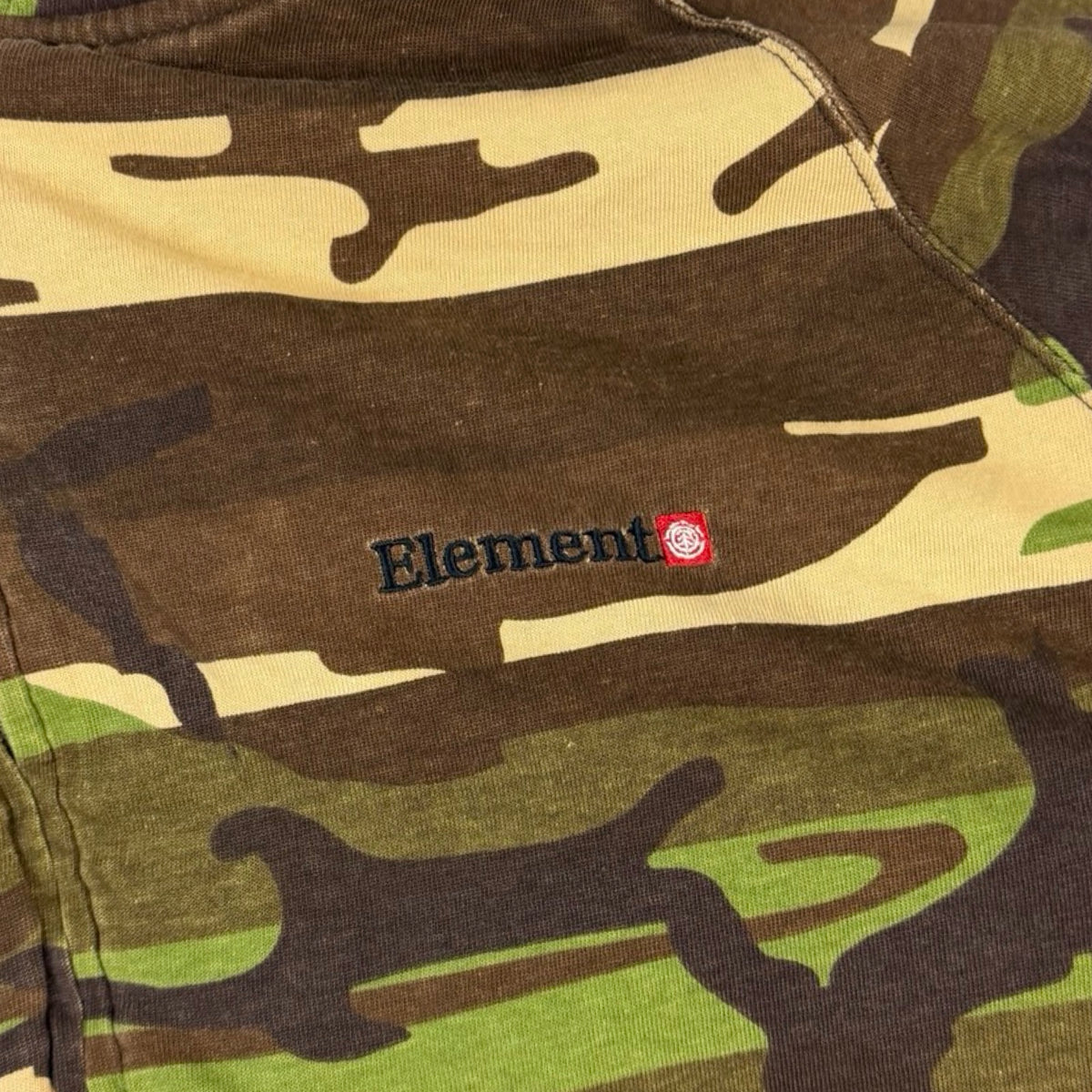 Vintage Element Reversible Camo Hoodie Green/Brown