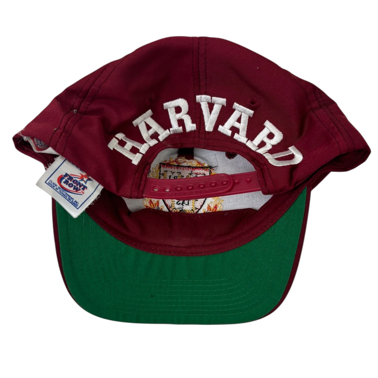 Vintage Harvard Collegiate SnapBack Hat Burgundy