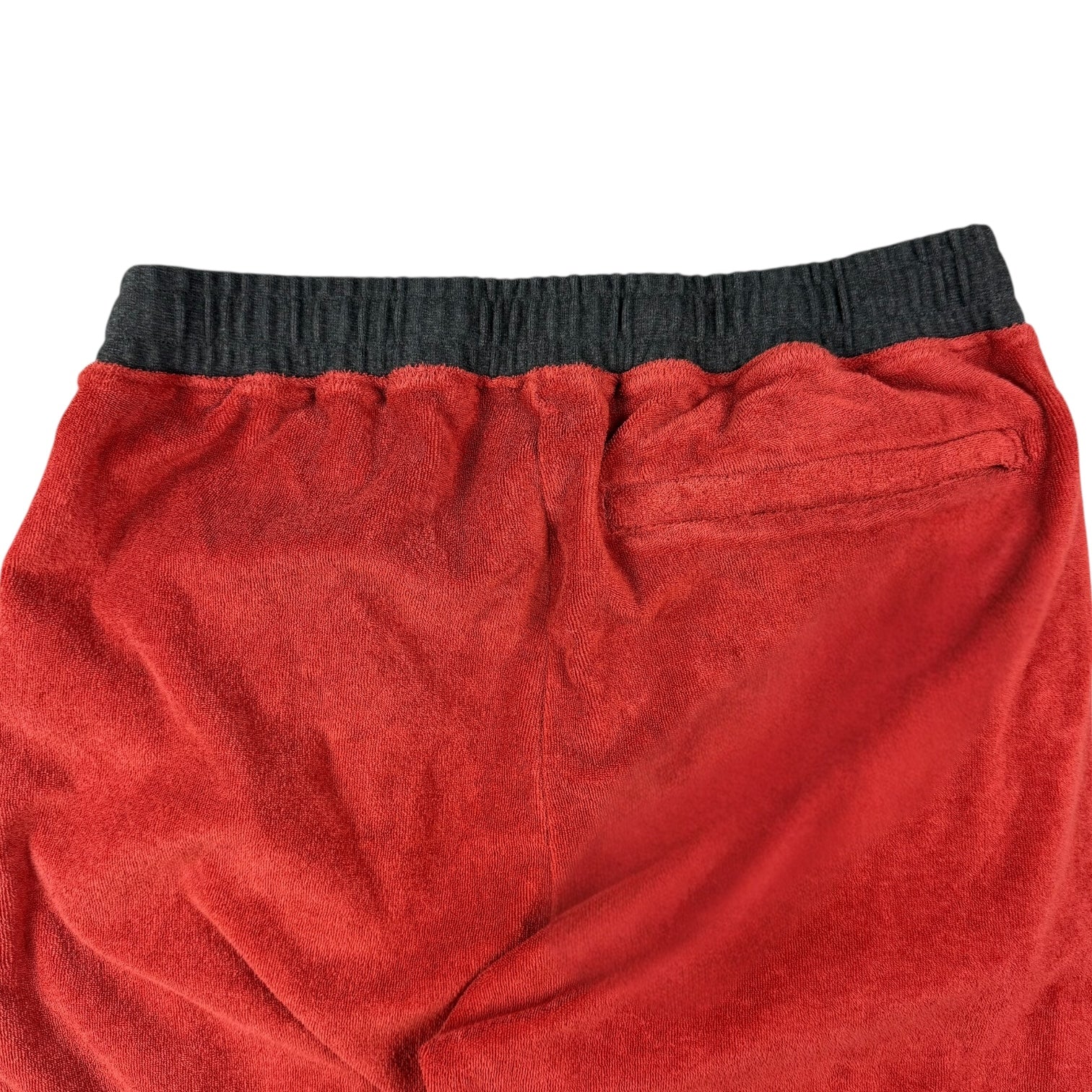 Octobers Very Own Terry Cloth Track Pants Red/White